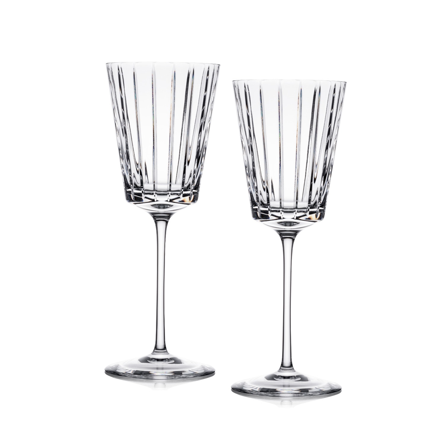 Pair Of Crystal Wine Goblets Eliská