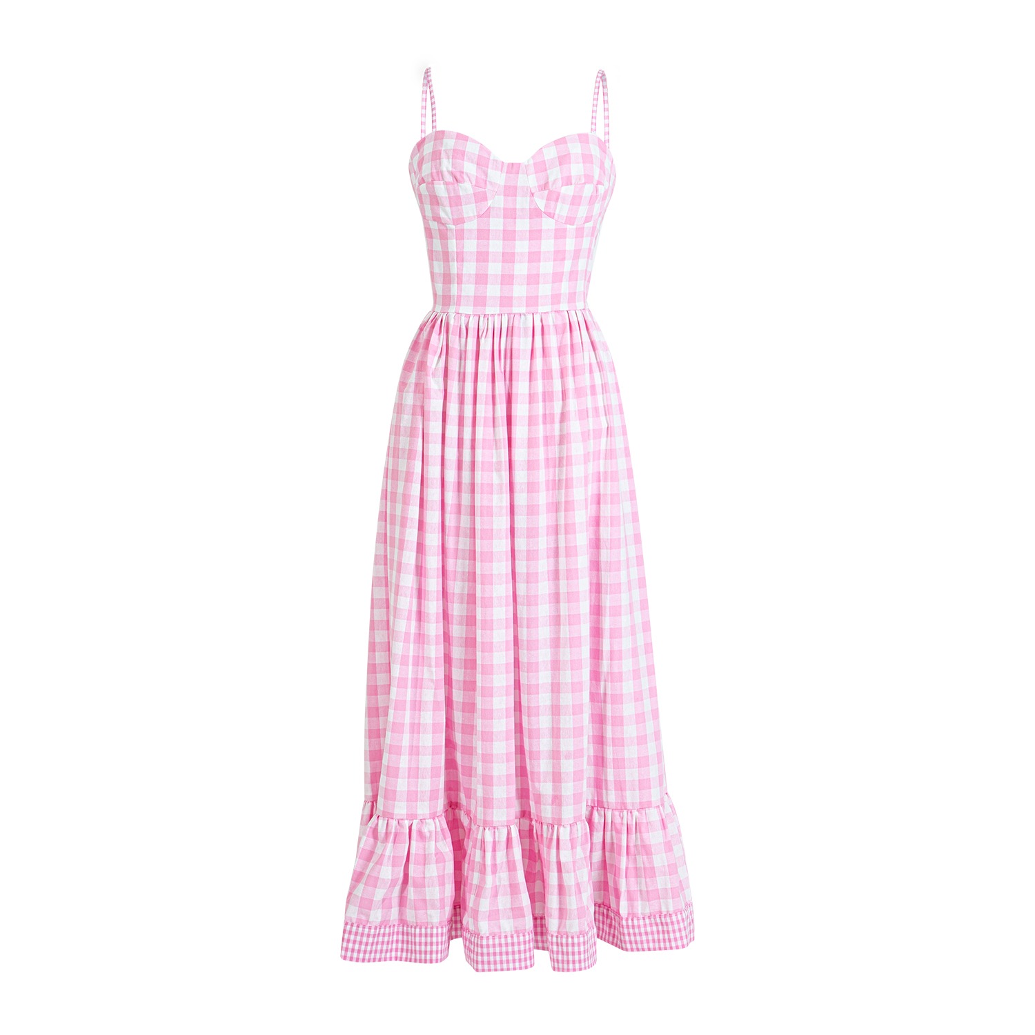 Pink Gingham Dress | LVFD London | Wolf ...