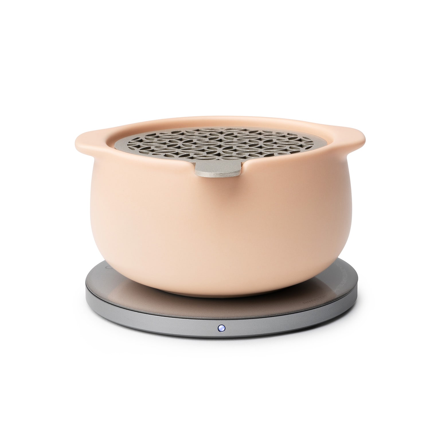 Ohom Pink Jun Self Heating Diffuser Set - Rosy Apricot