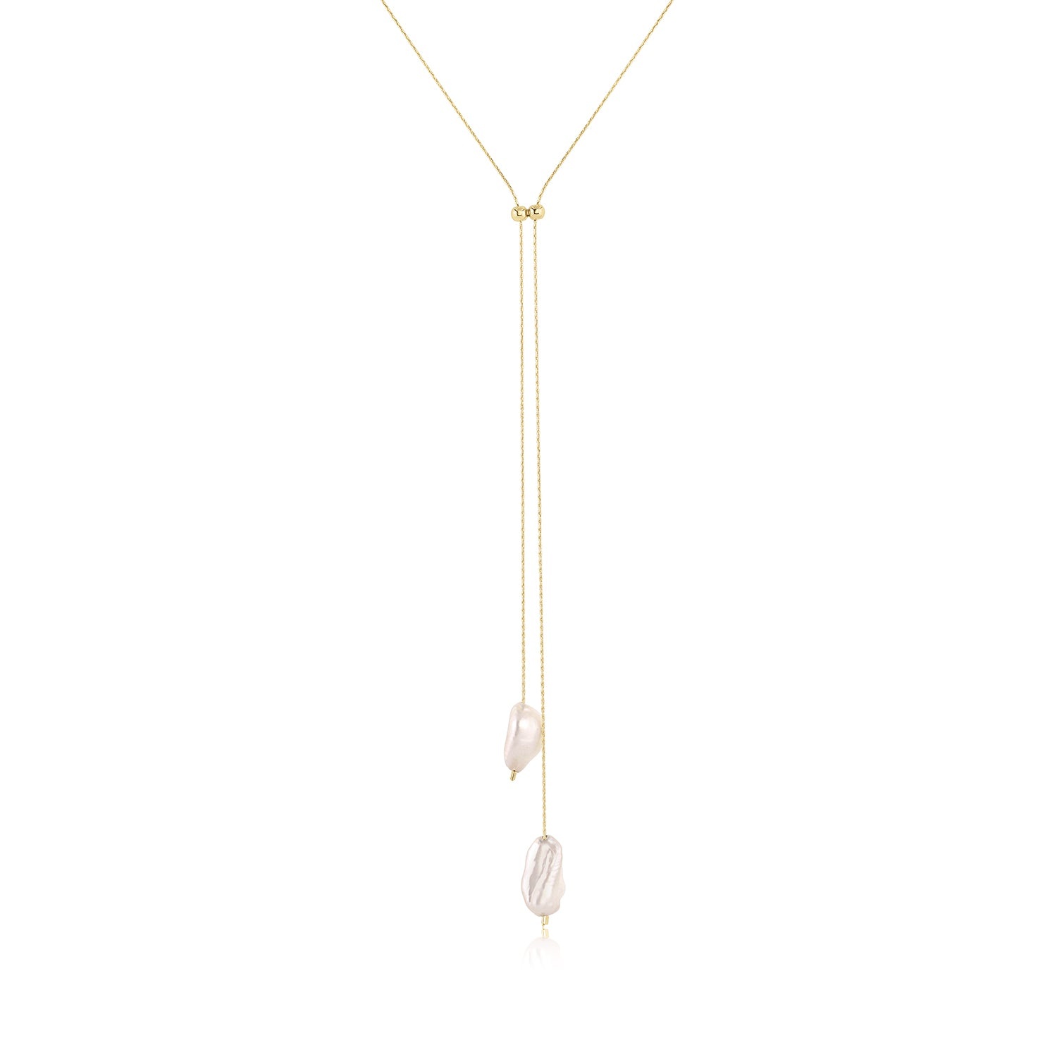 Set & Stones Women's Gold / White Elliatt Lariat Necklace In Multi