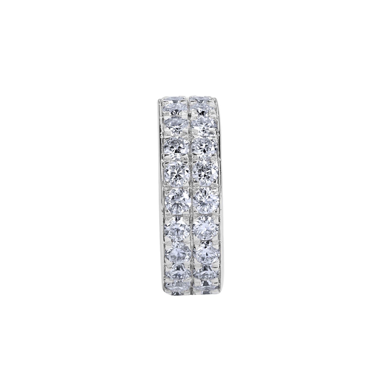 Bloomtine | Earth Angel Hq Women's Illuminess™ Premium Sterling Silver Double Ear Cuff In Silver
