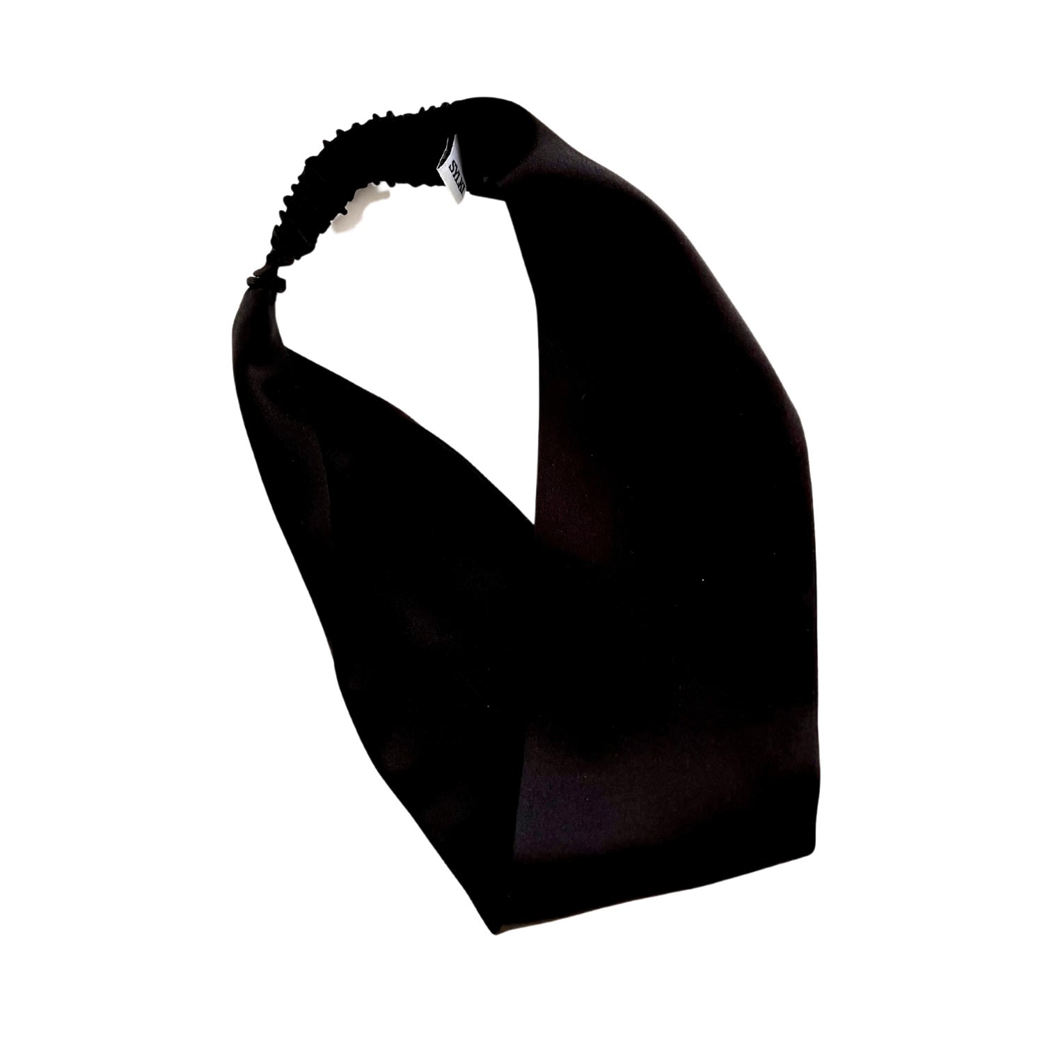 Sylki Women's Silk Wide Headband - Black