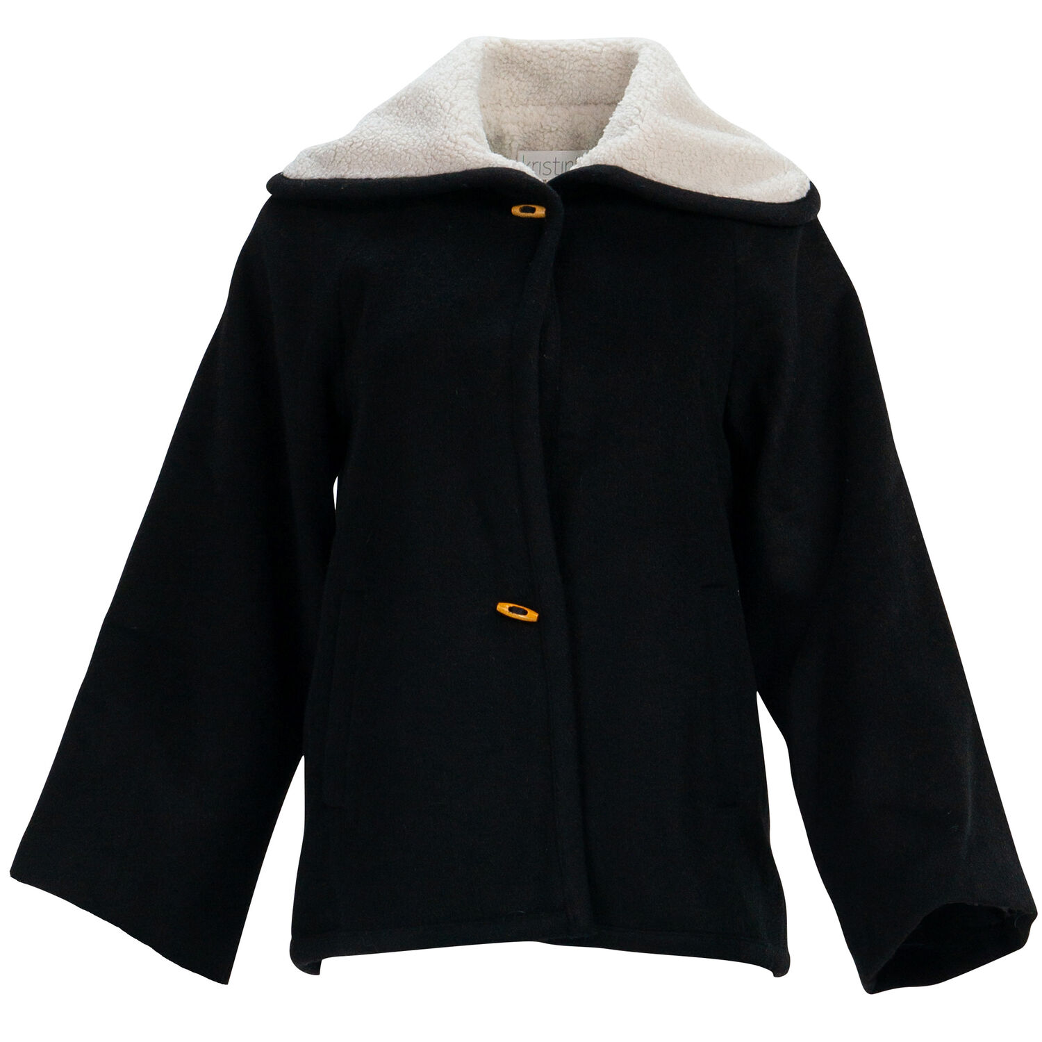 Women’s Black Estere Coat Small Kristinit