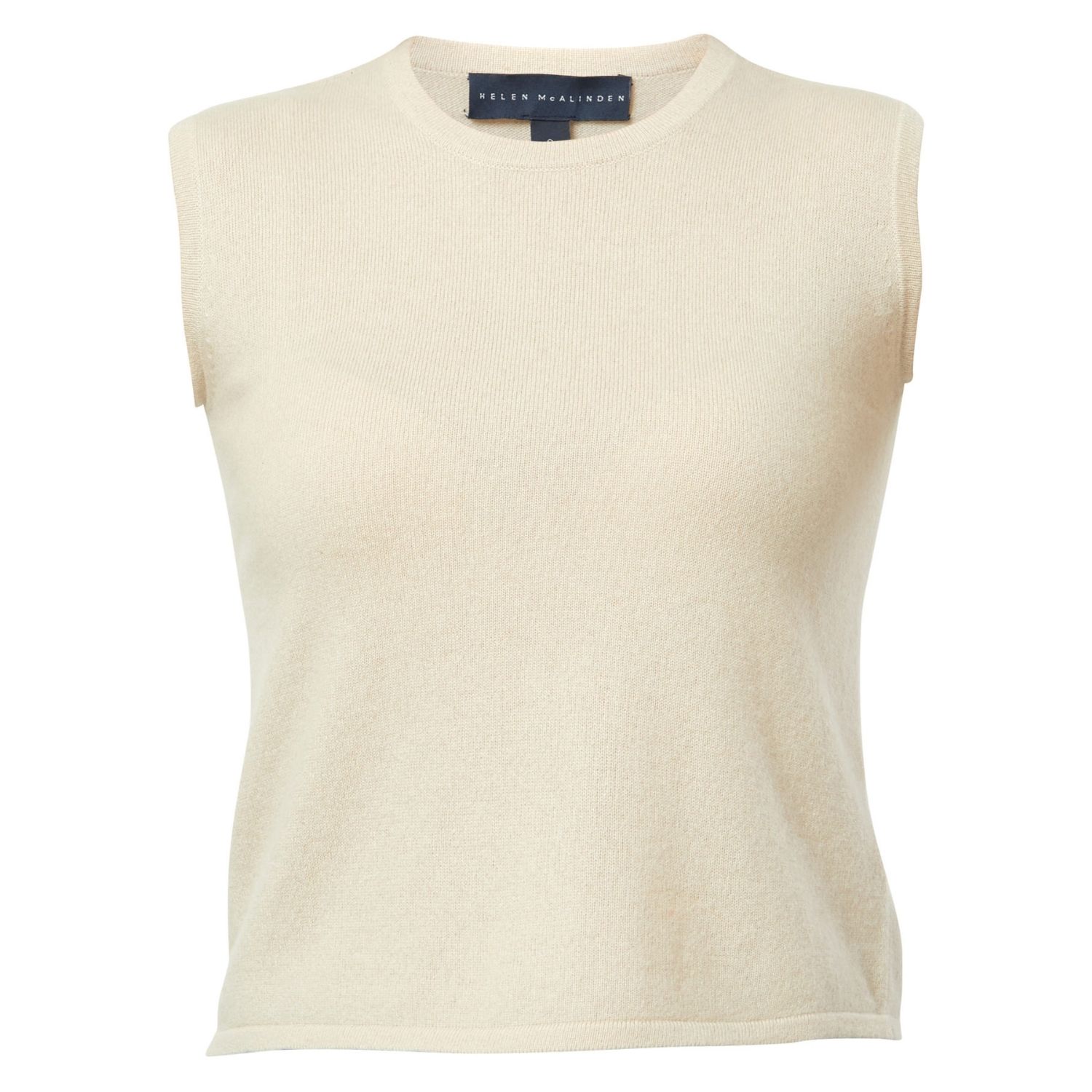 Helen Mcalinden Women's Neutrals Marlena Latte Cashmere Vest