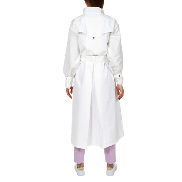 AGGI VANDA WHITE MILK TRENCH COAT