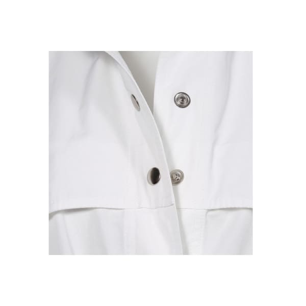 AGGI VANDA WHITE MILK TRENCH COAT