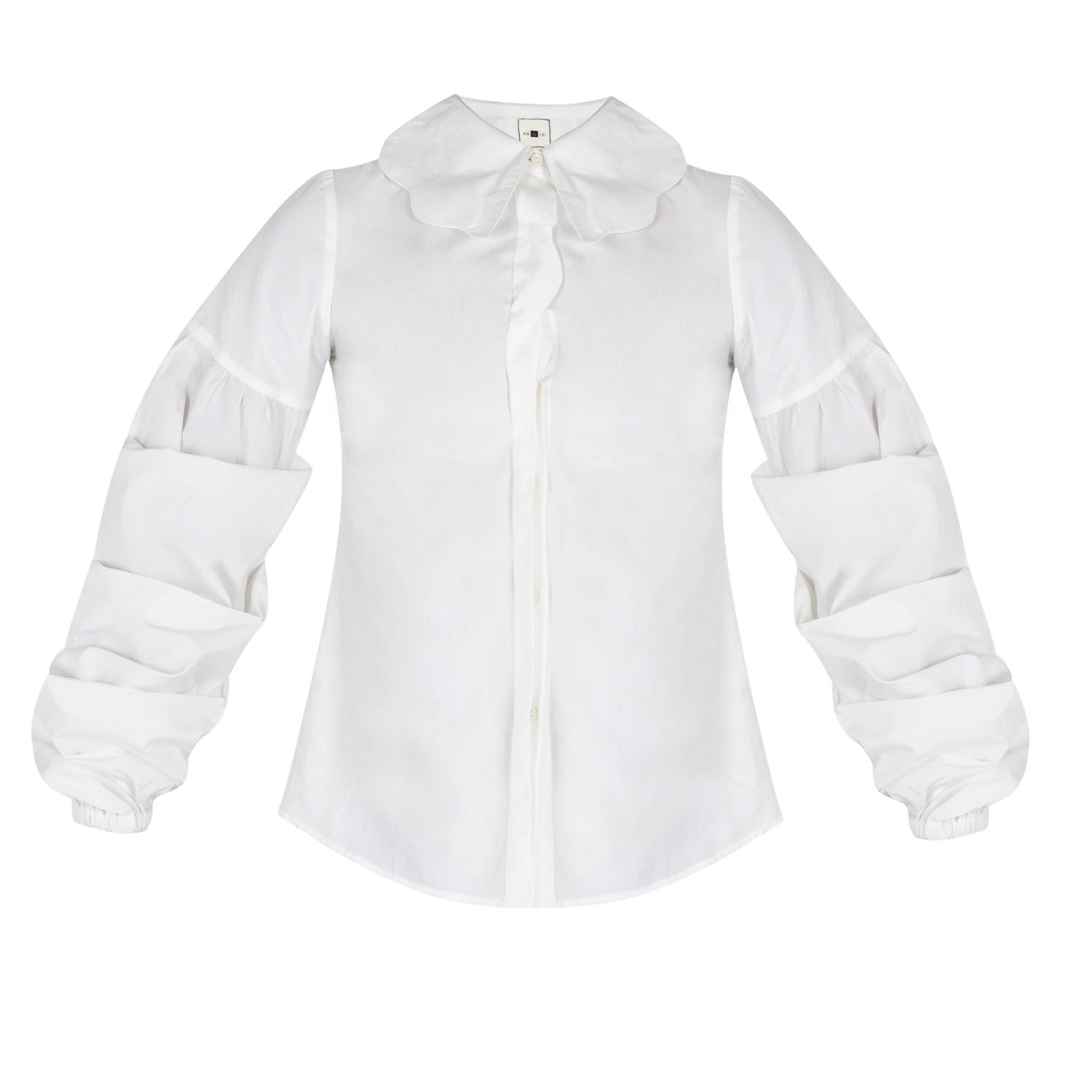Em & Shi Women's Perennial White Shirt In White