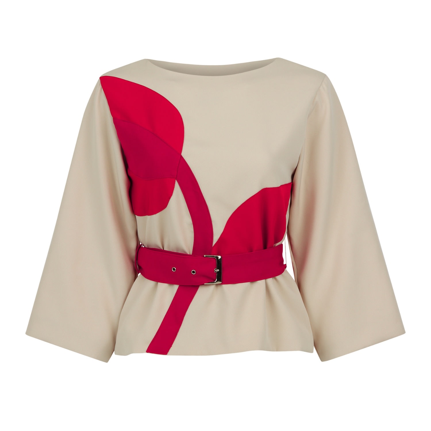 Mary Dickow Women's Halima Top-light Beige In Beige