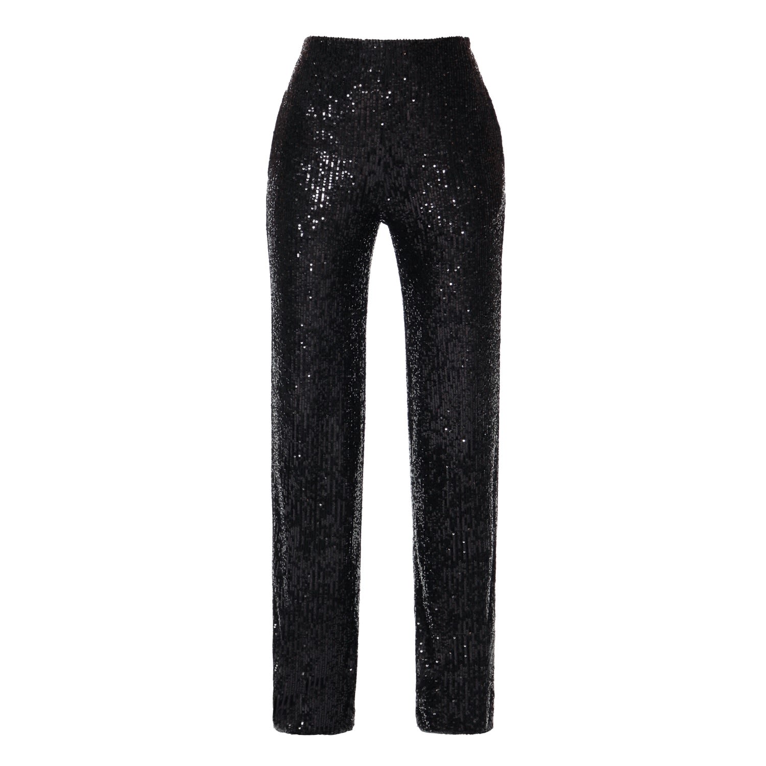 Aggi By Halewski Women's Luca Obsidian Black Sequin Pants In Black