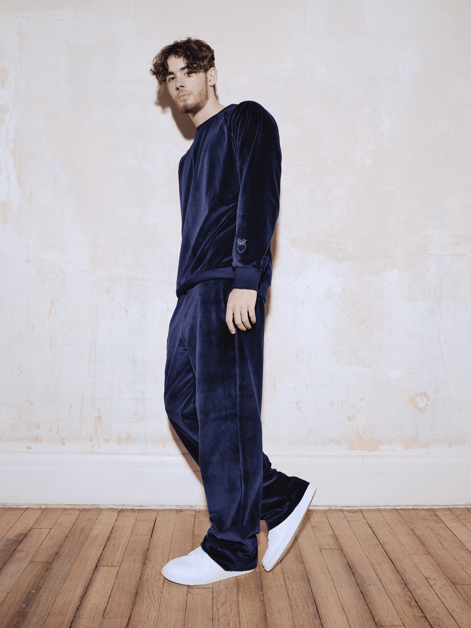 Sergio Tacchini SOVANA VELOUR TRACKSUIT Blue - CANTON