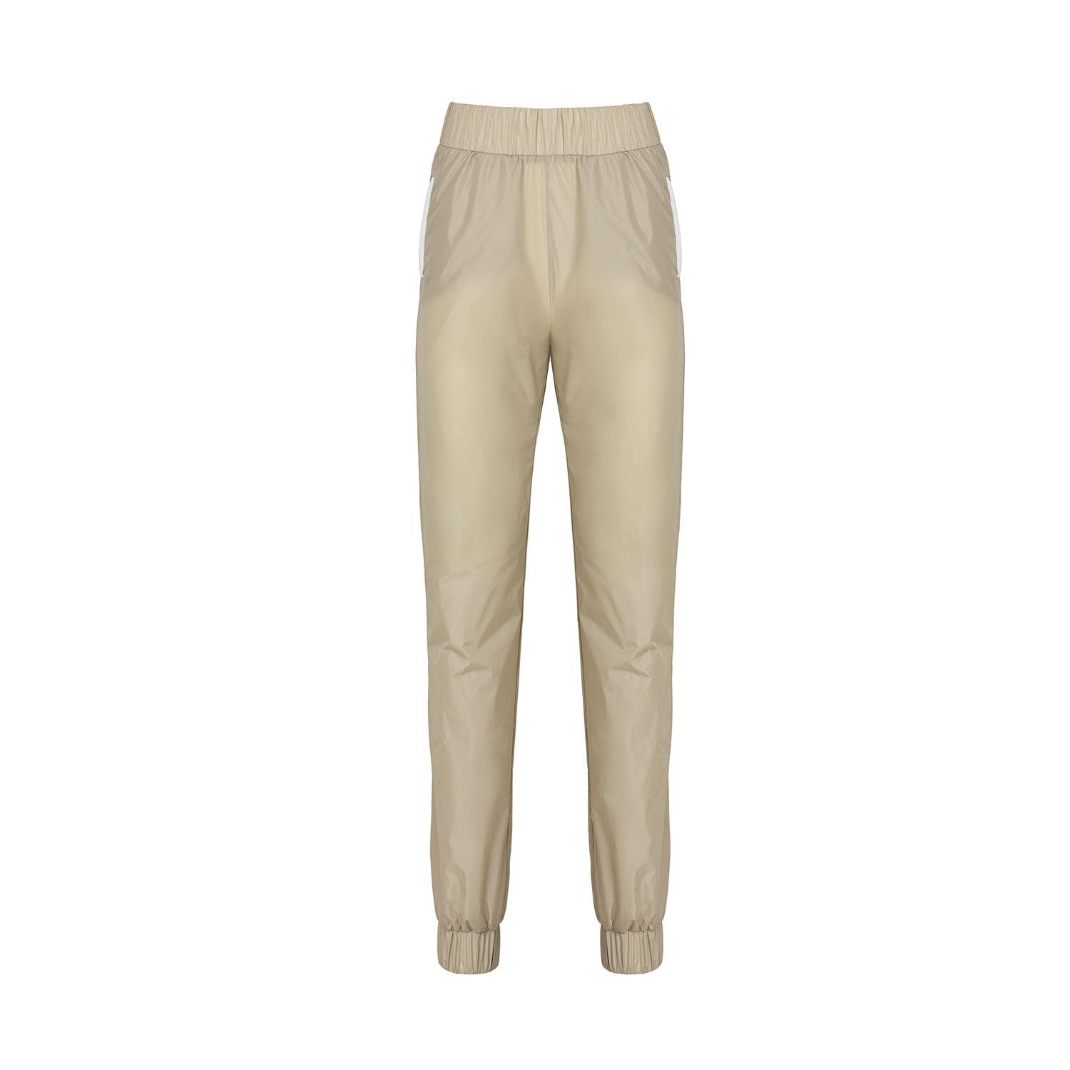 Vestiaire D'un Oiseau Libre Women's Neutrals Cliff Trackpants In Beige/black/white