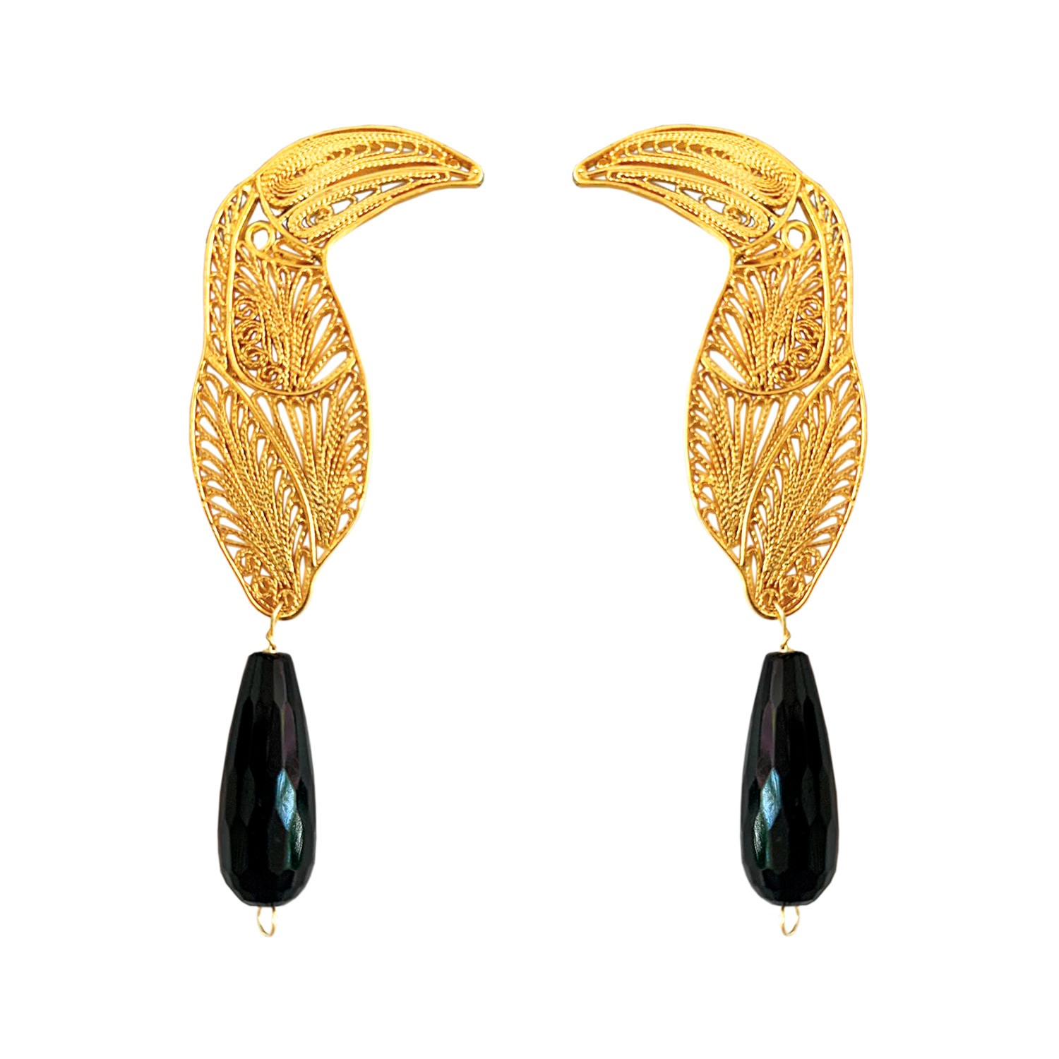 Mamba Women's Tropicalia Golden Toucan With Black Agate