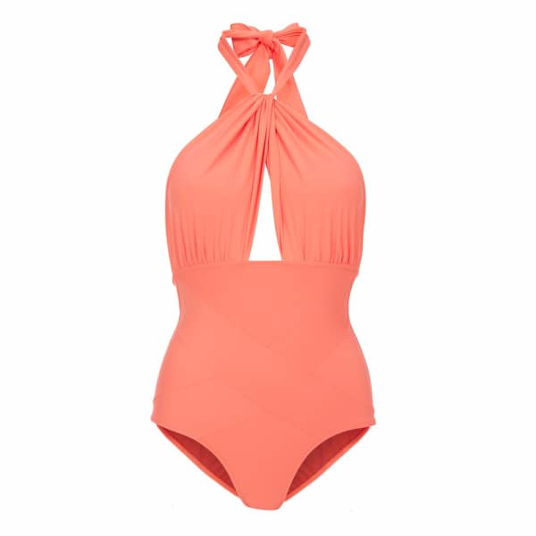 Amaranthus Swimsuit in Hot Coral | Lilliput & Felix | Wolf & Badger