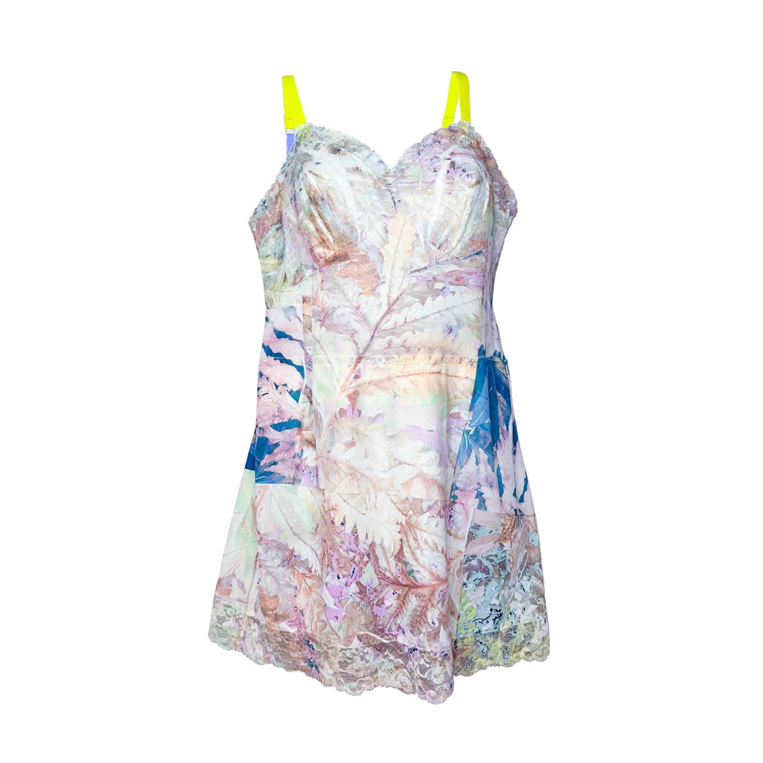 camo slip dress Camouflage midi with lace chic look. ALL CAPS STUDIO / ALTERIOR