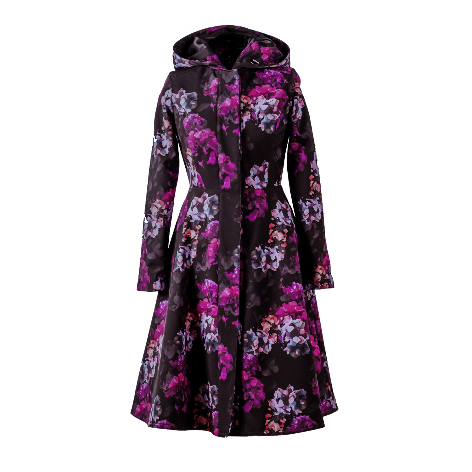 Flared raincoat deals