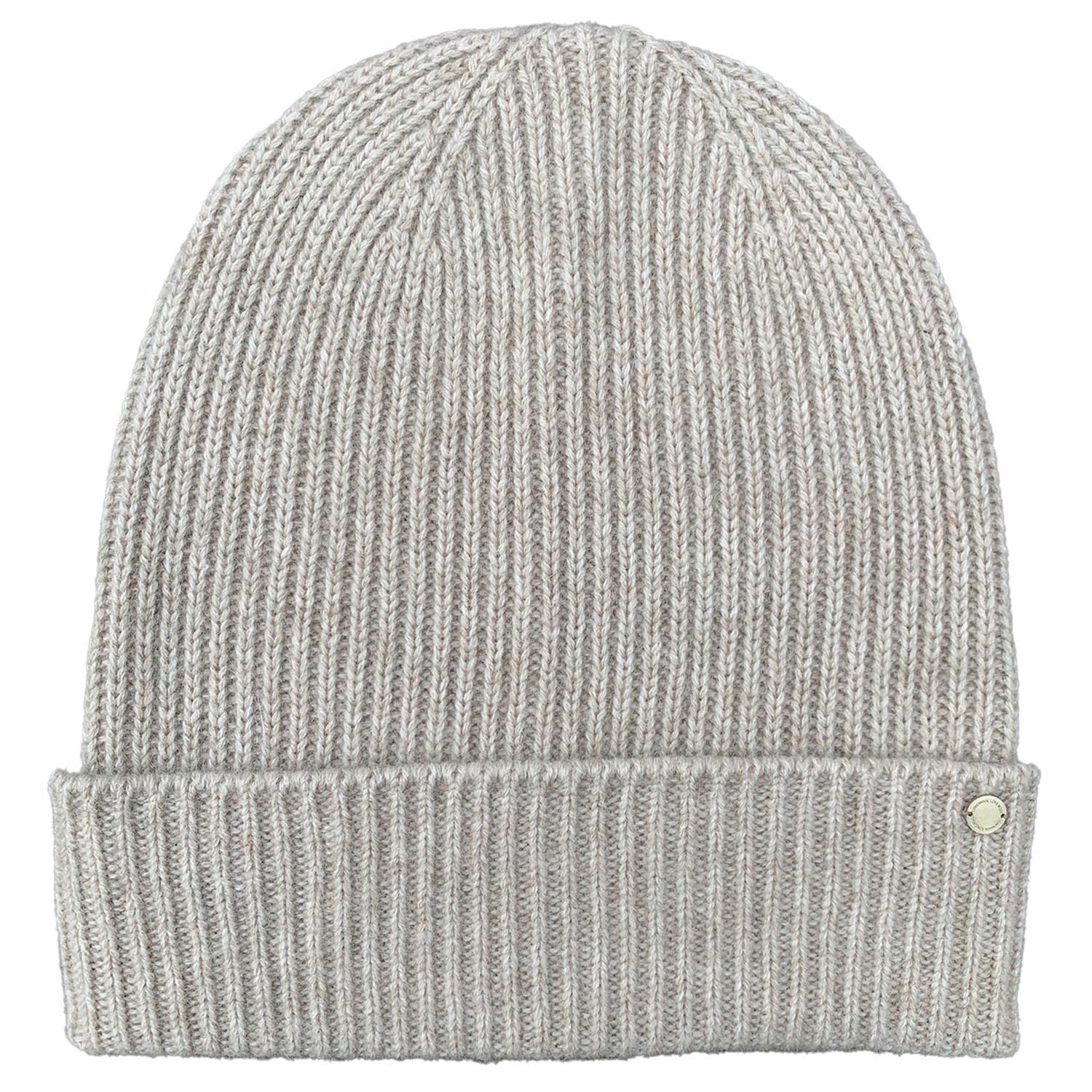 Tirillm Women's "holly" Rib Knitted Cashmere Hat - Neutrals