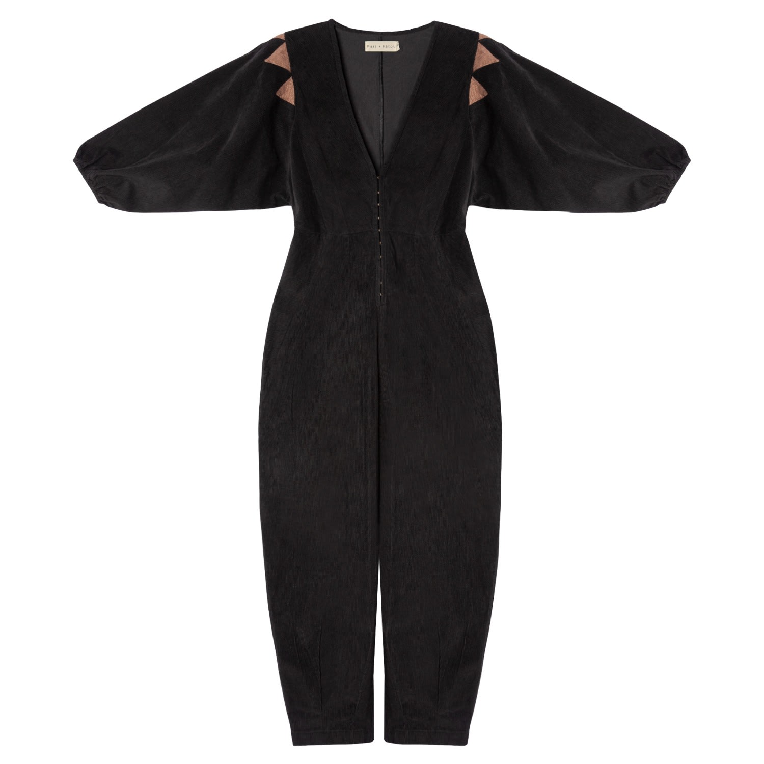 Women’s Fätou Jumpsuit In Black Extra Small Mari and Fatou