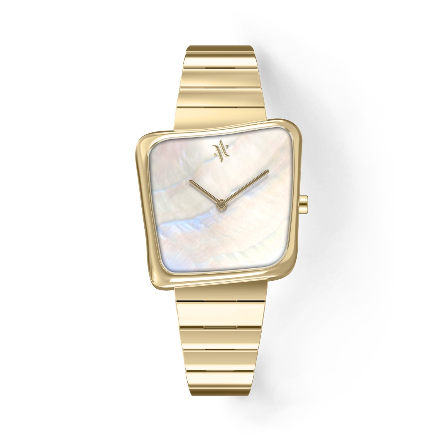 Women’s White Nebula Pearl Watch - Gold One Size Vanna