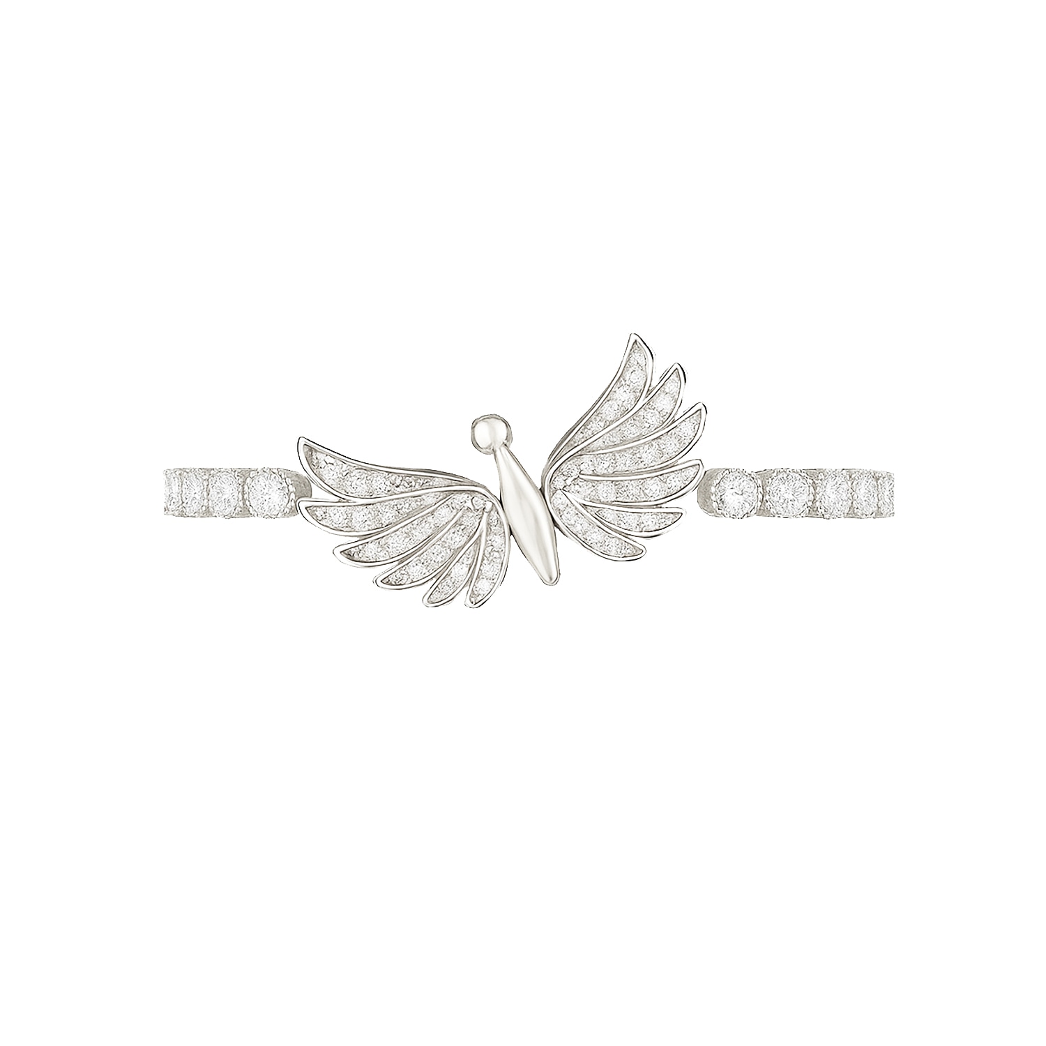 The Gala Women's Silver Seraphina Wings Bracelet In Silver