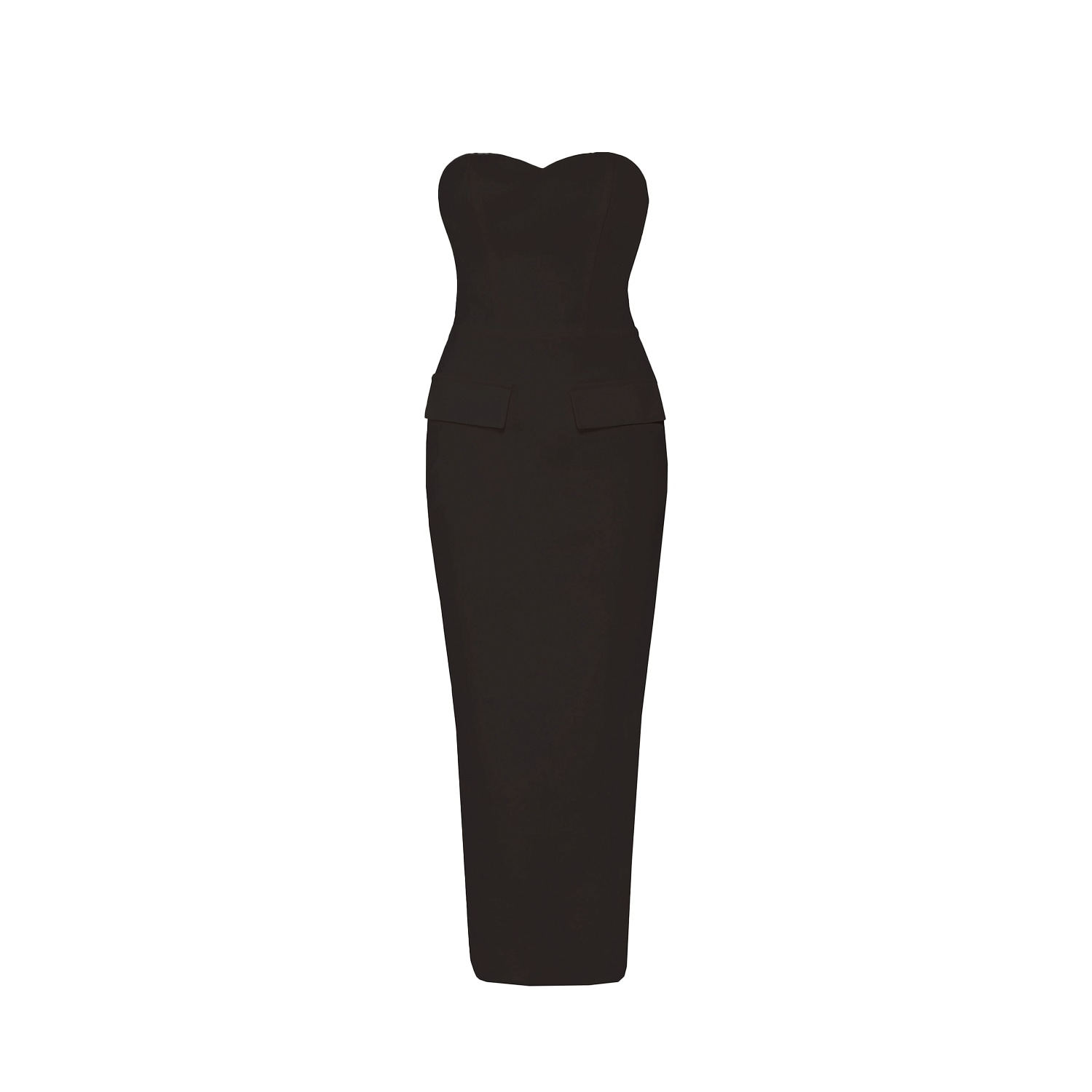 Vestiaire D'un Oiseau Libre Women's Black Wool Midi Dress