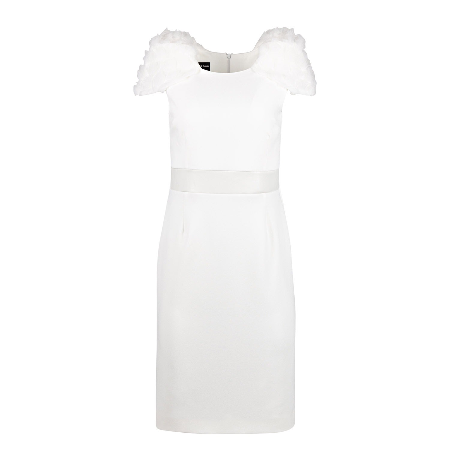 Women’s White Rose Dress Extra Small Sookyoung Song