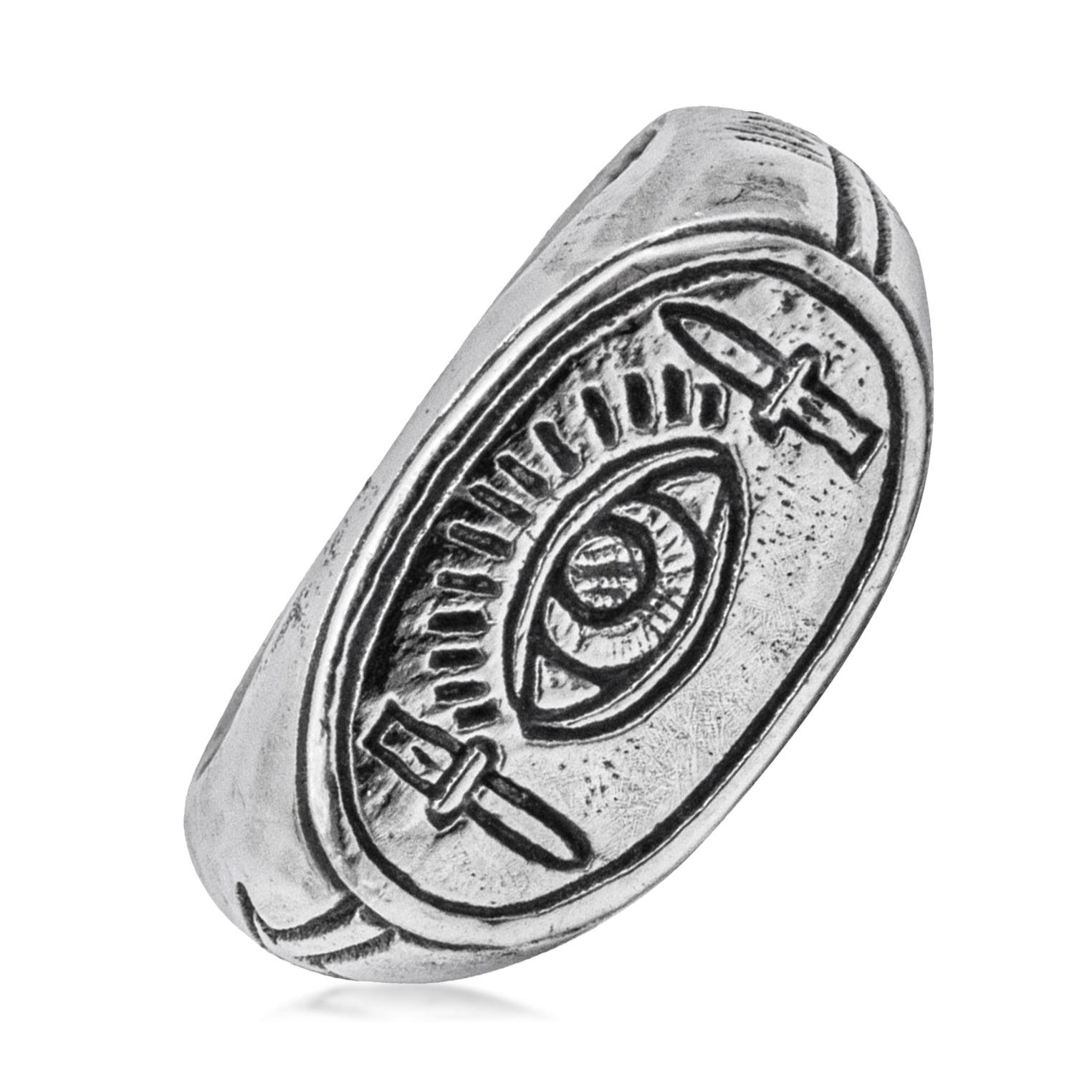 Haze & Glory Men's The Eye Ring In Gray