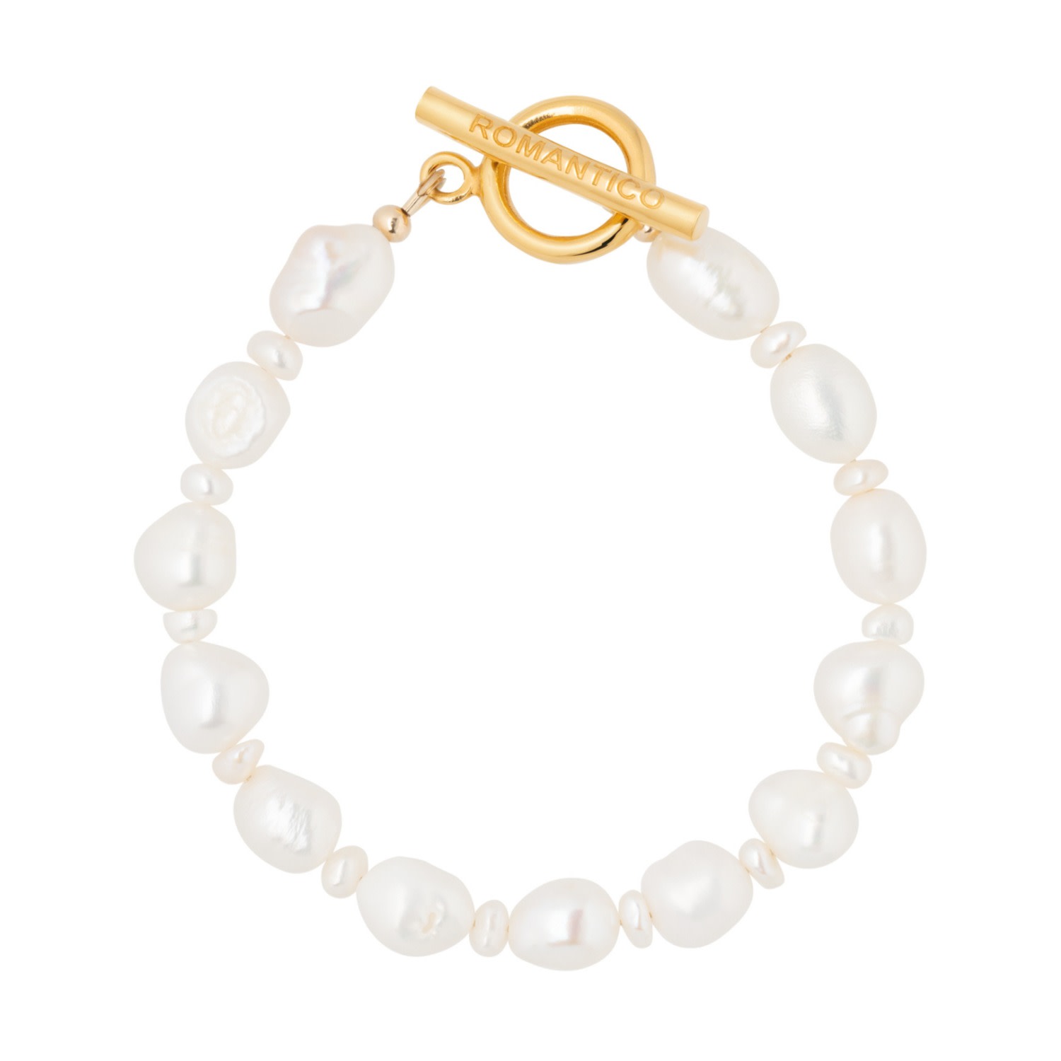 Romantico Romantico Studios Women's Gold / White Hadita Bracelet Gold