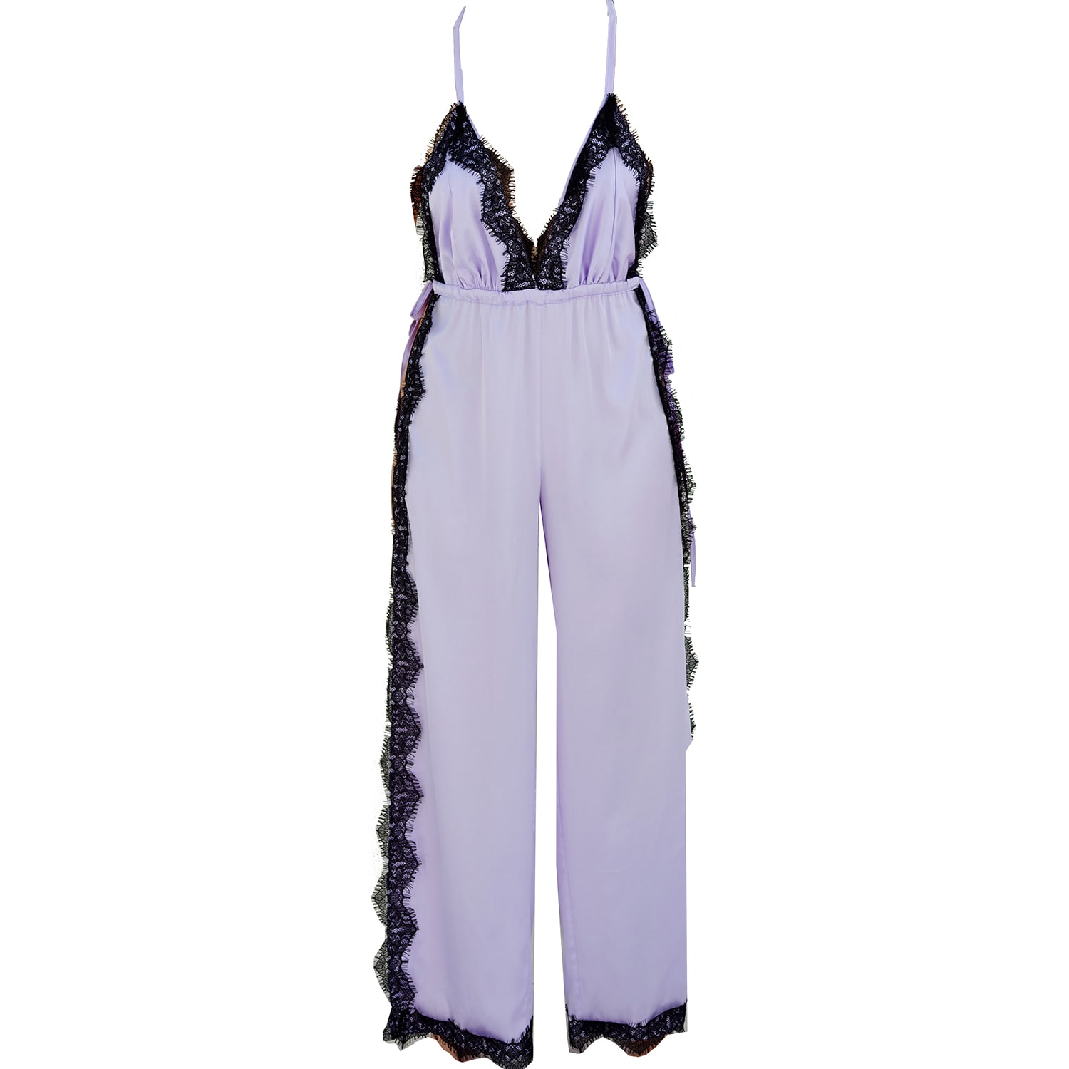 Noblesse Oblige Women's Pink / Purple Pop Lavender Open Side Romper
