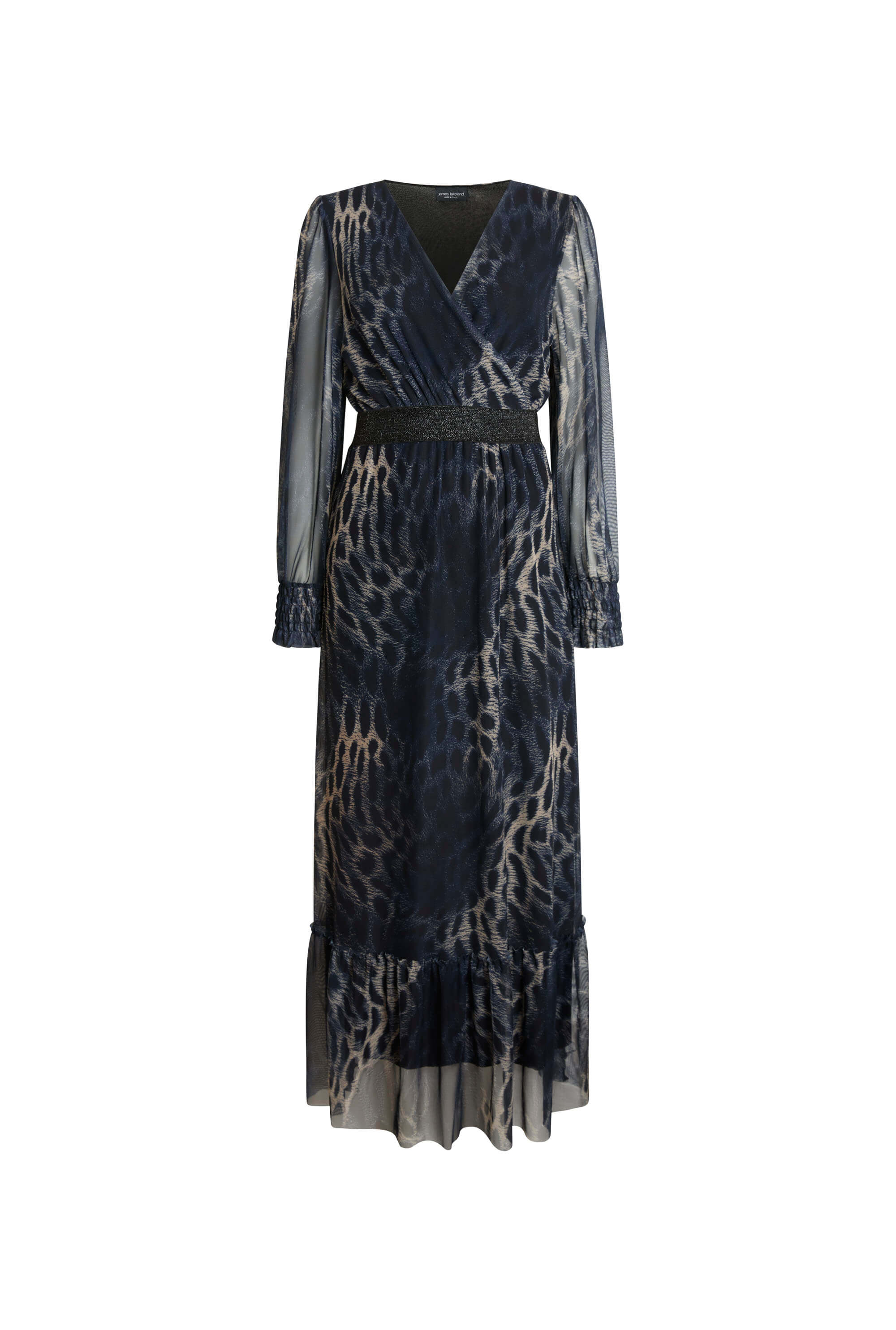 James Lakeland Women's Blue Maxi Tulle Navy Dress In Blue