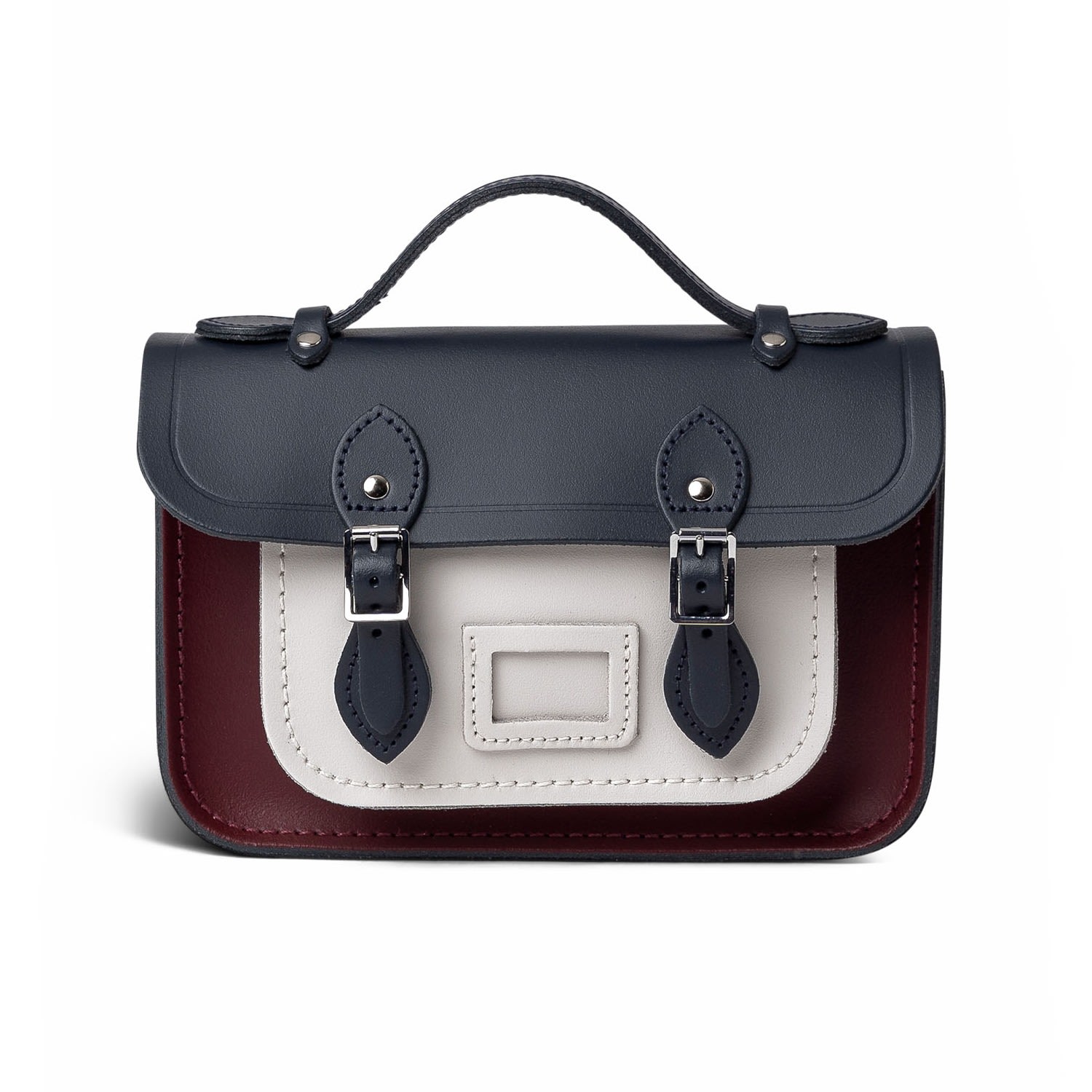 Women’s The Mini - Clay, Oxblood & Navy One Size The Cambridge Satchel Co.