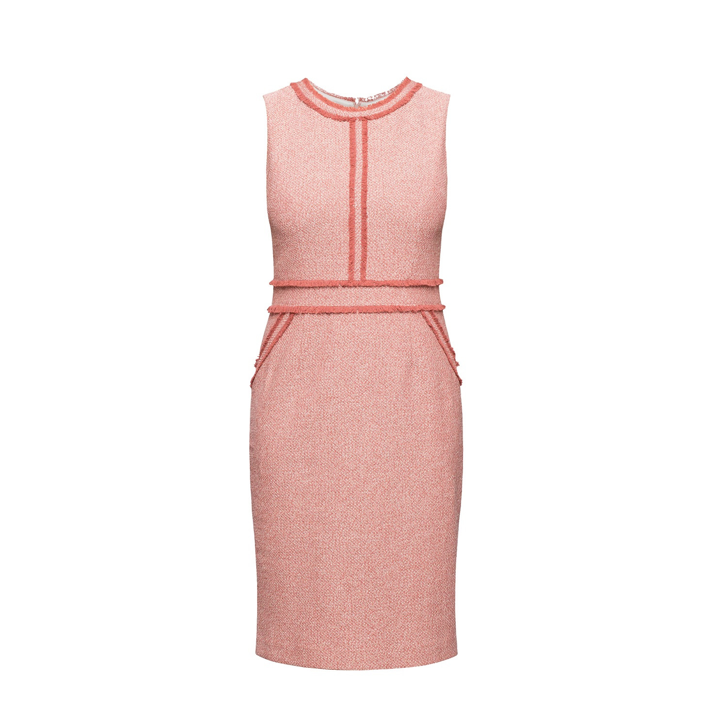 white christmas dresses Hot Pink Tweed Mini Dress - All Dresses main image 1