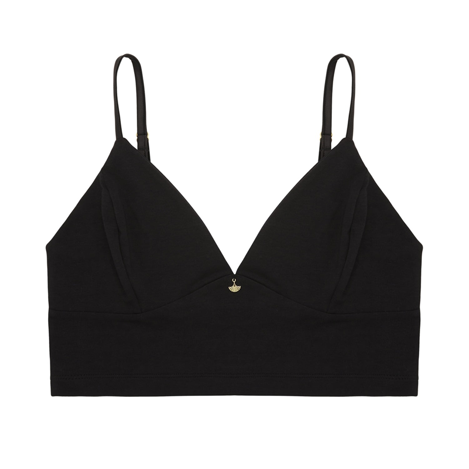 Tallulah Love Women's Black Margot Pima Cotton Bralette In Black