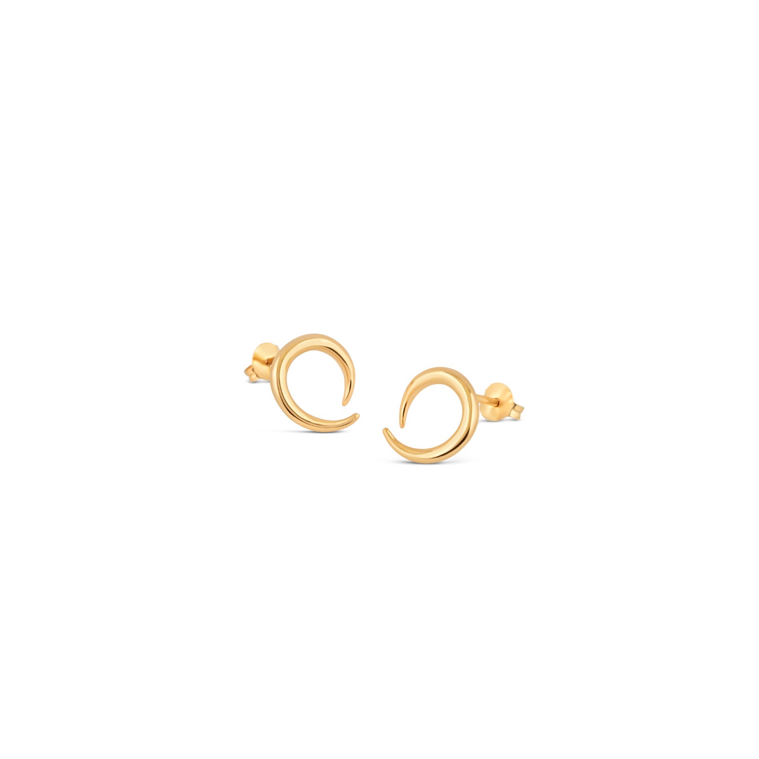 Dinny Hall Women's Gold Toro Horn Studs