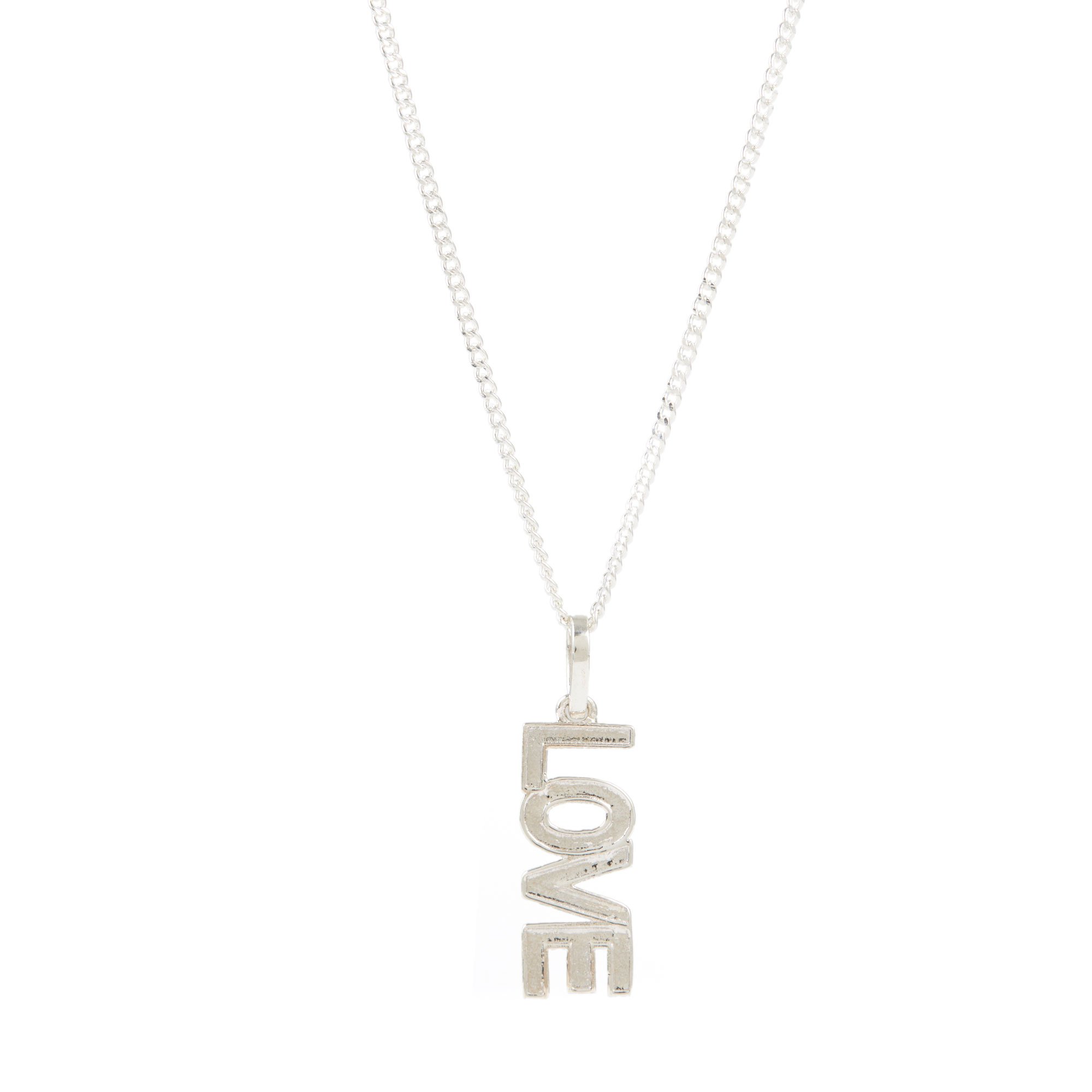 Charlotte's Web Jewellery Women's Love Rocks Silver Pendant Necklace In Silver