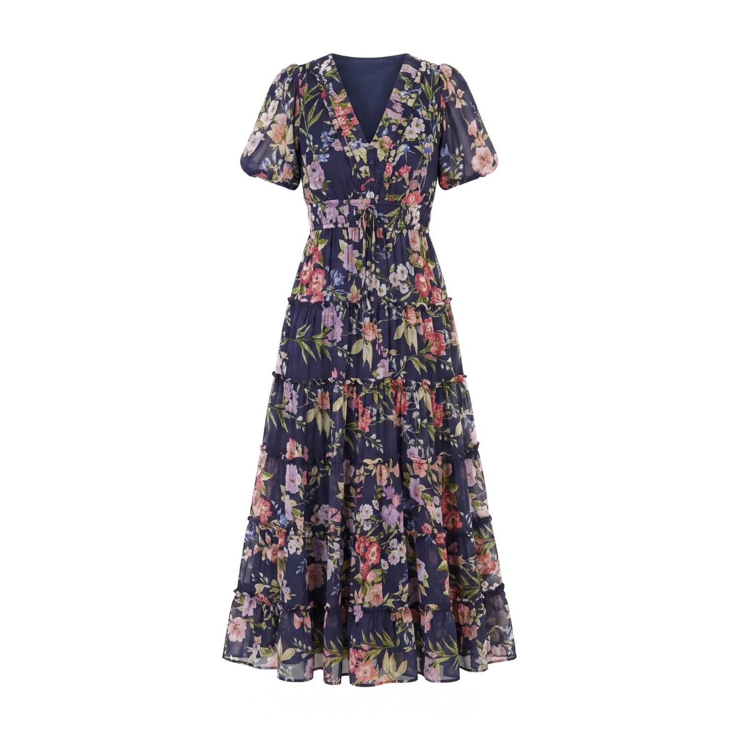 Women's Blue Farrah Amalfi Navy Dress | Large | Yumi Kim