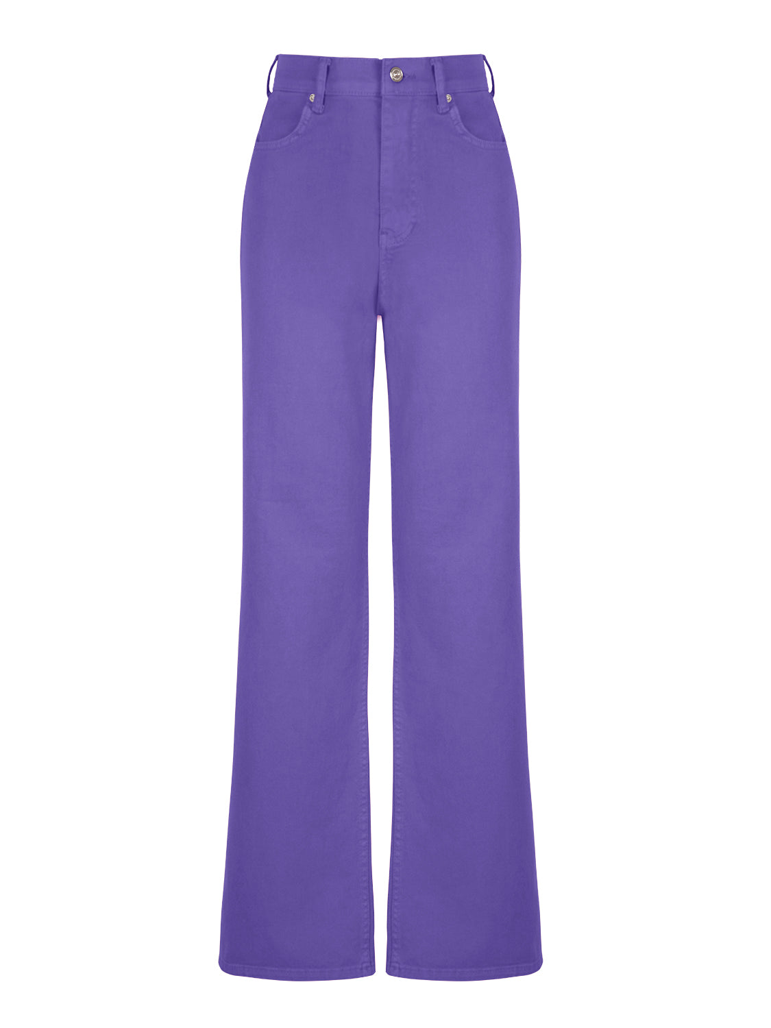 HUGO - Kids' relaxed-fit jeans in overdyed purple denim