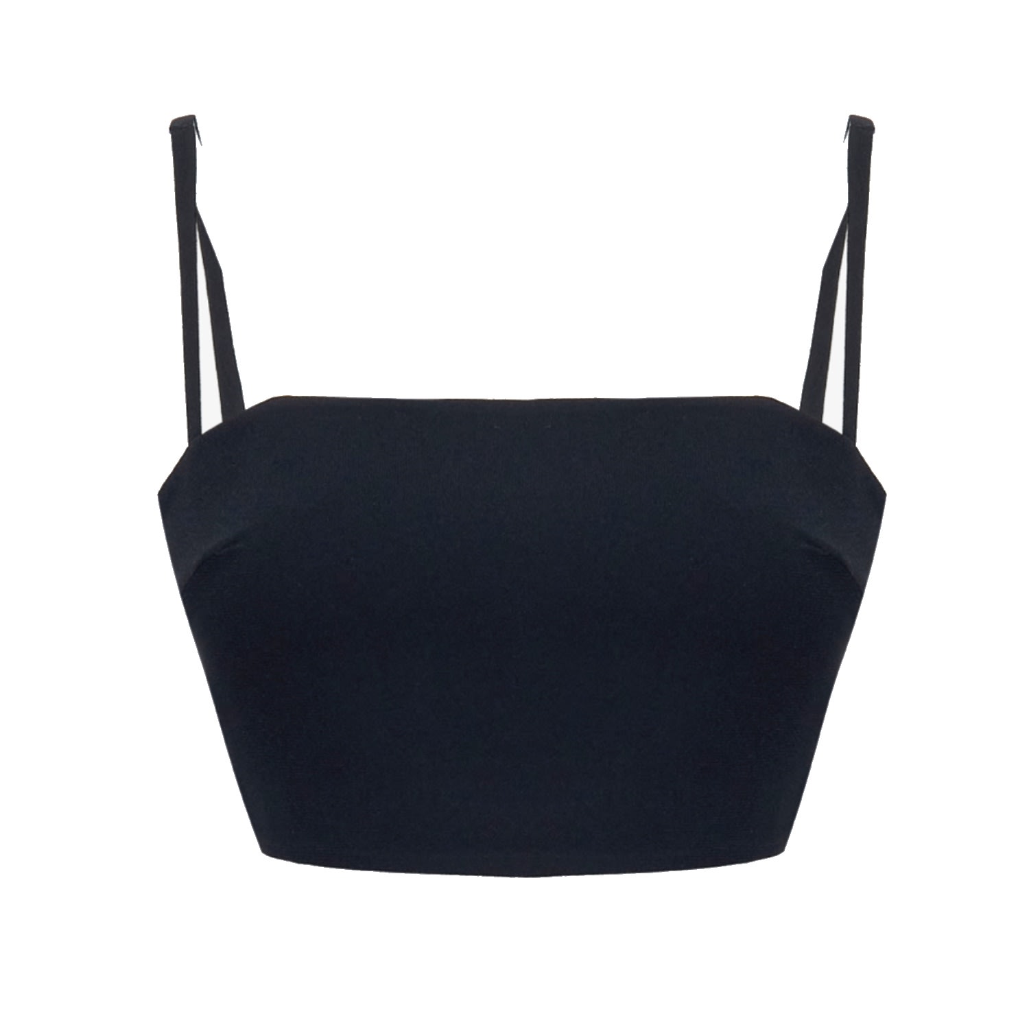 ARIANA BESTEPE WOMEN'S BLACK CAIA CROP TOP