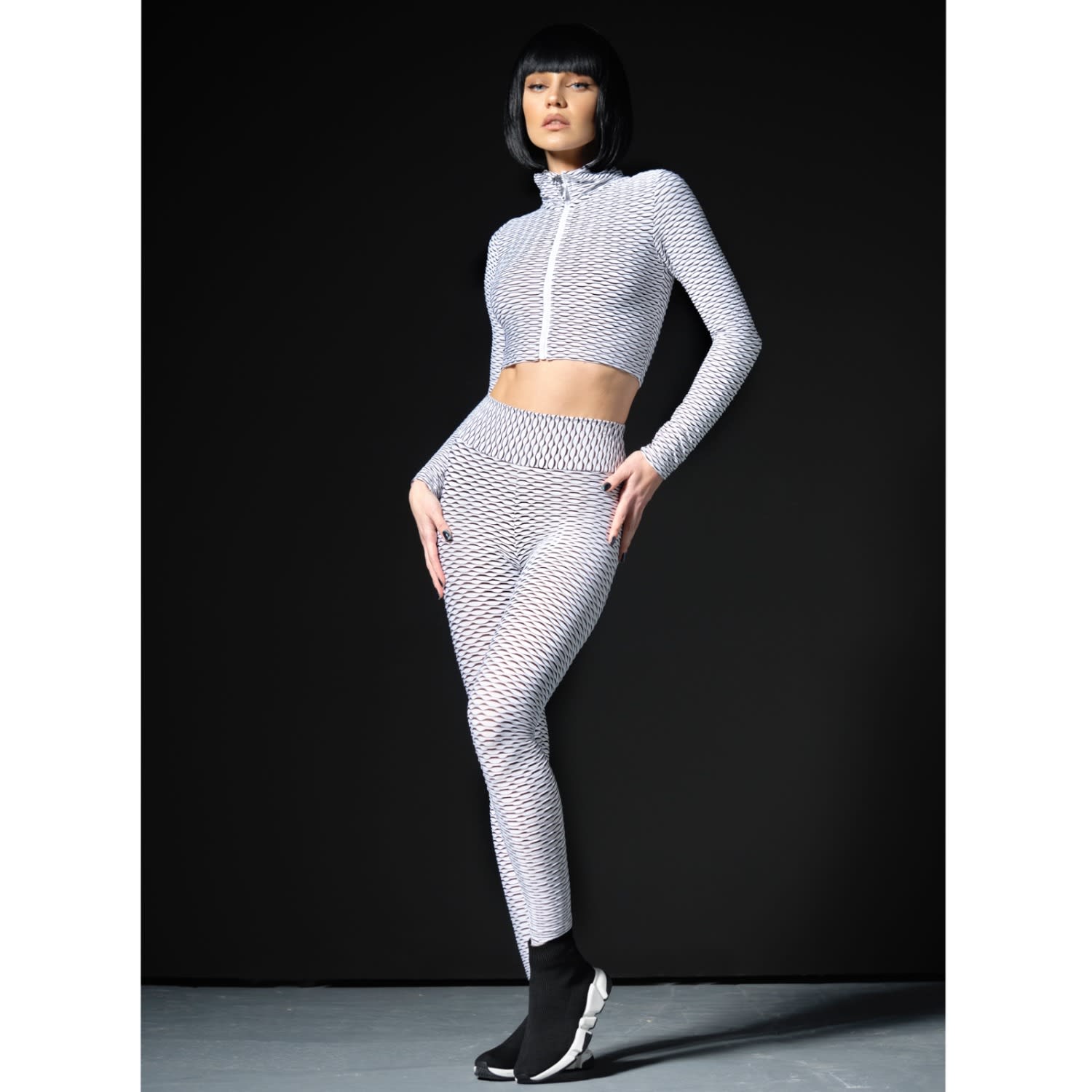 Patterned sports shop leggings