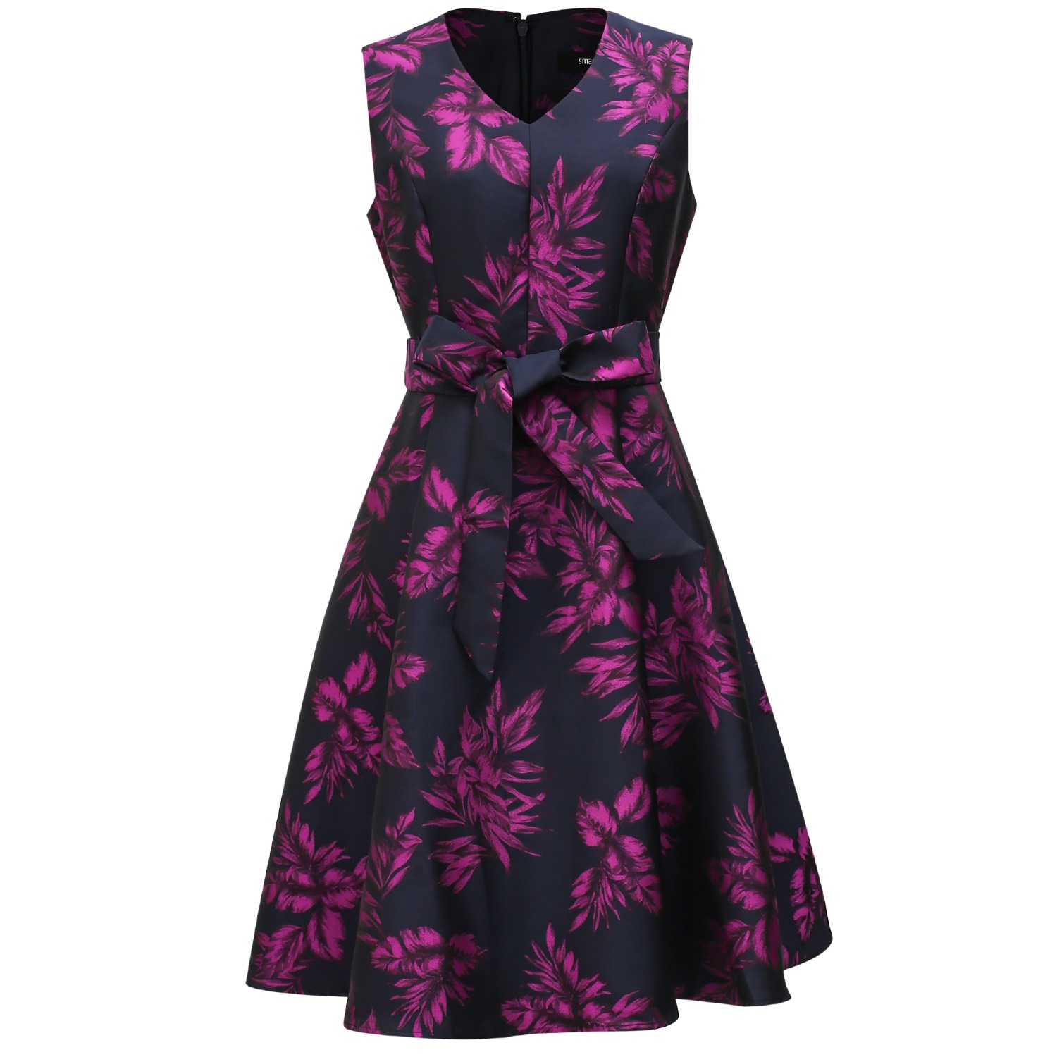 brocade skater dress Smart And Joy Floral Brocade Skater Dress