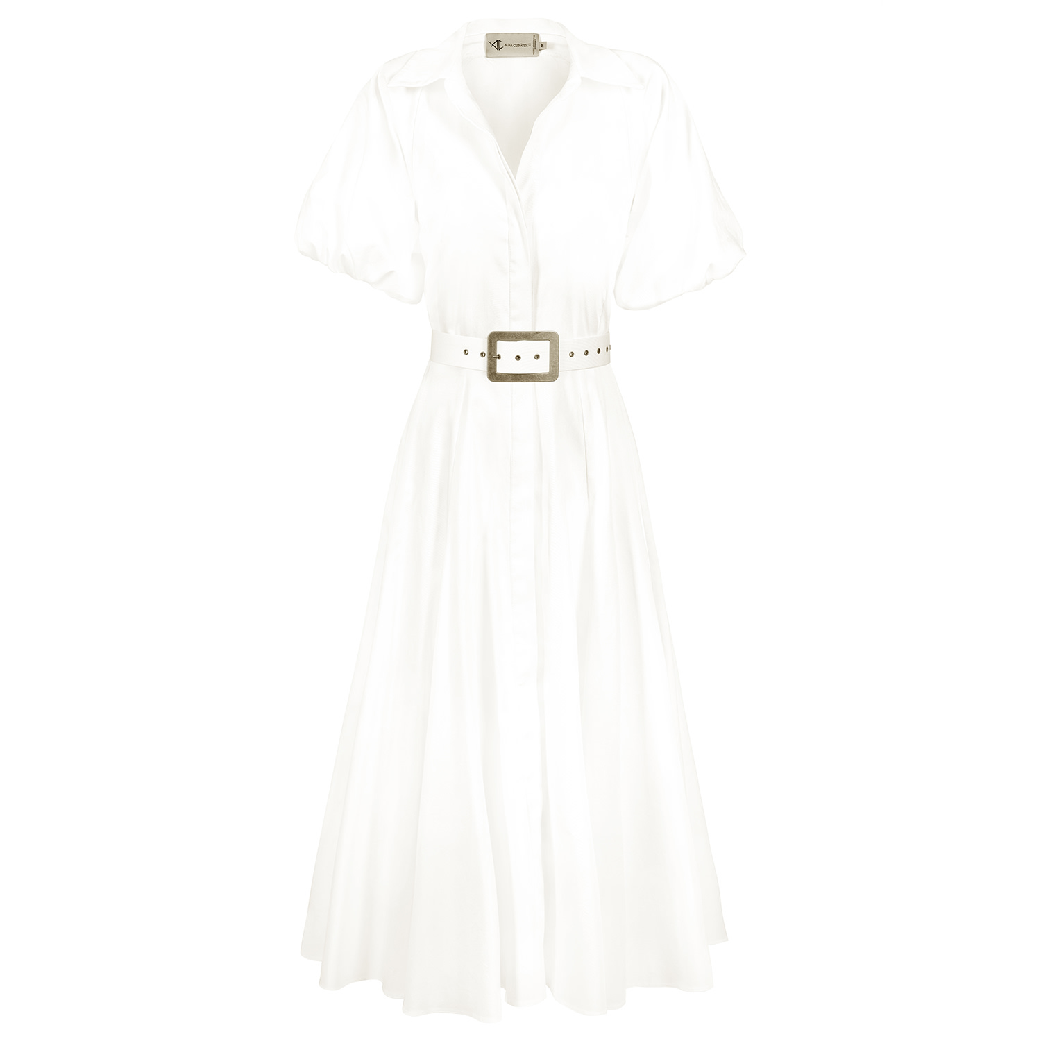 Alina Cernatescu Women's Oman Dress Classic White