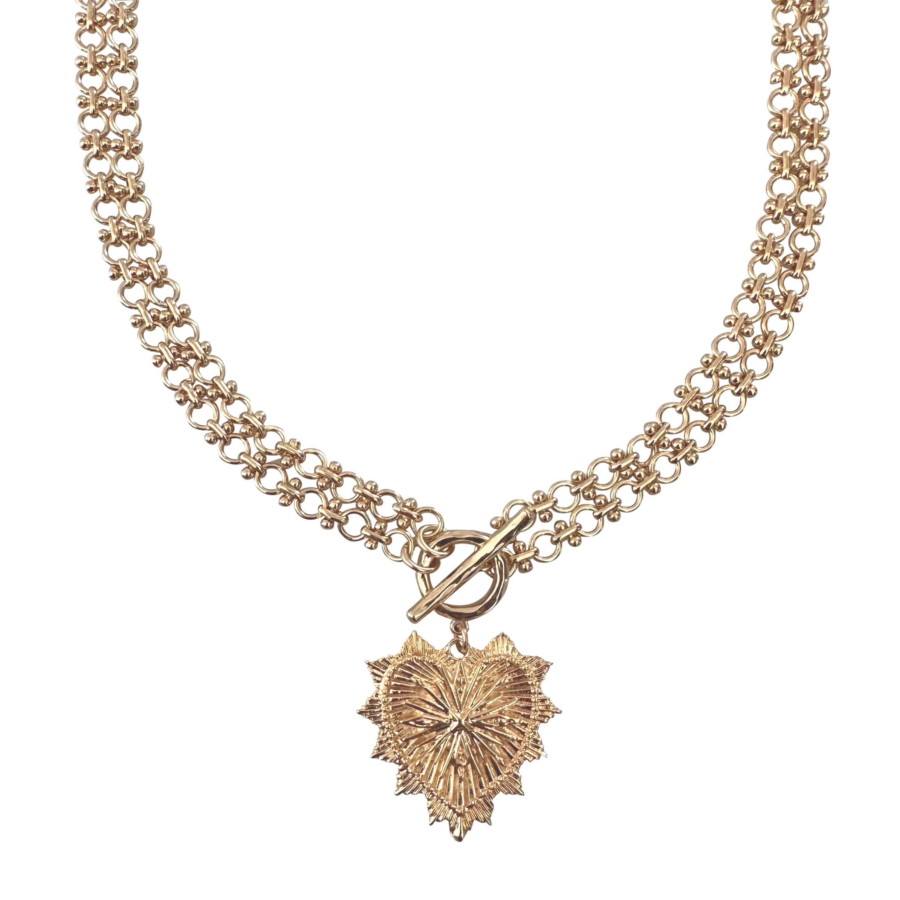In Cauda Venenum Women's Gold Freya Necklace In Gold