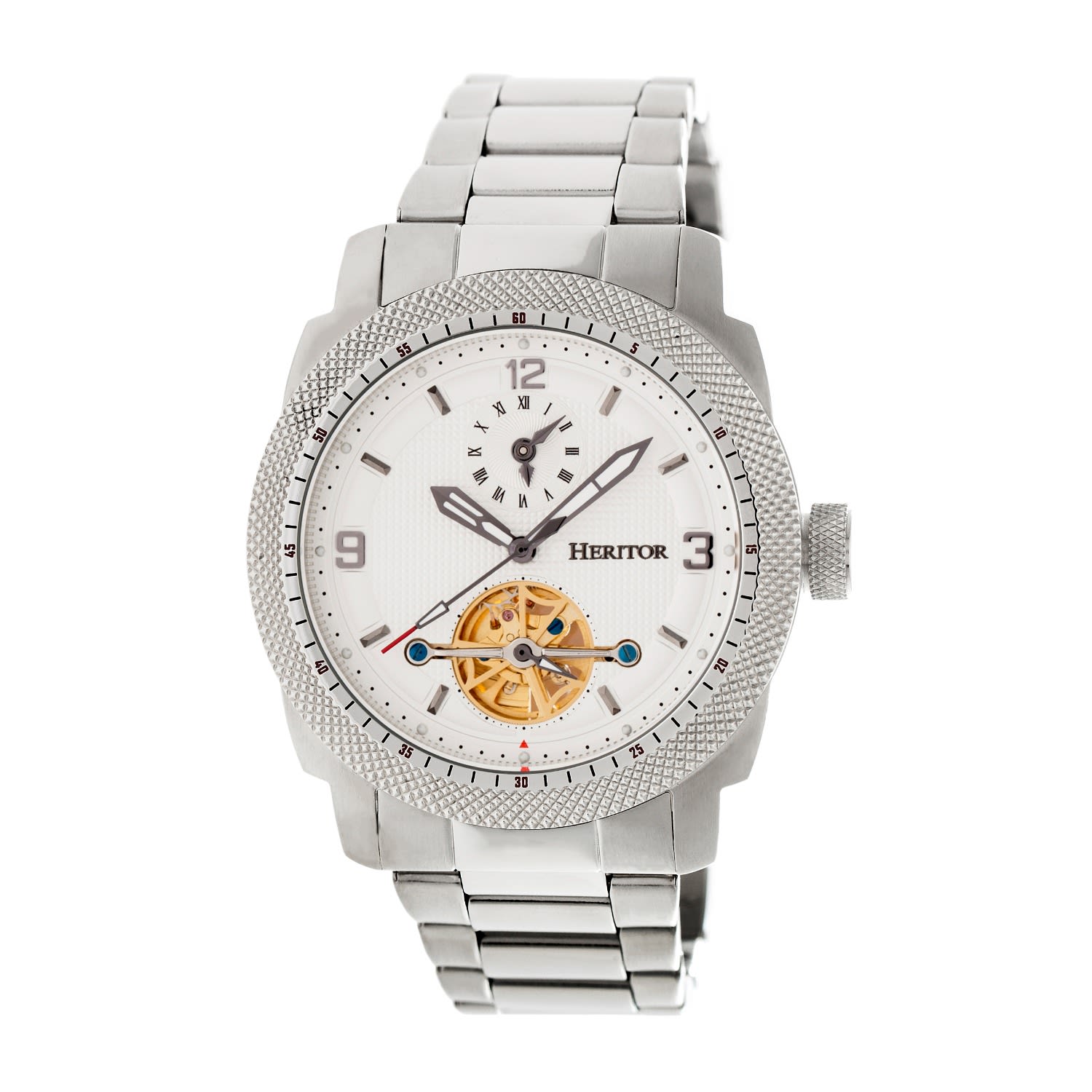 Heritor Automatic Men's Helmsley Watch In Silver