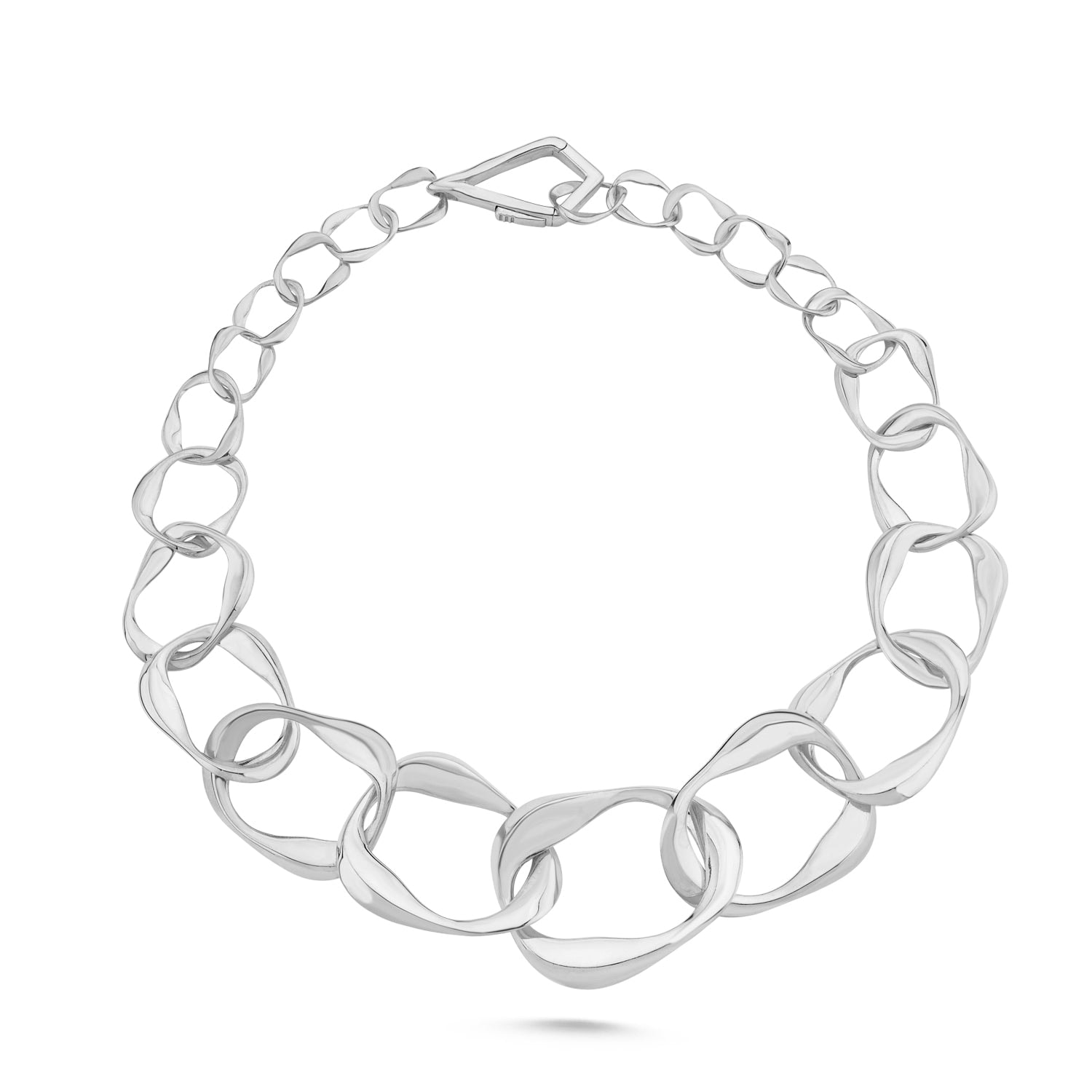 Mishka Women's Aura Chain Necklace Silver In Silver