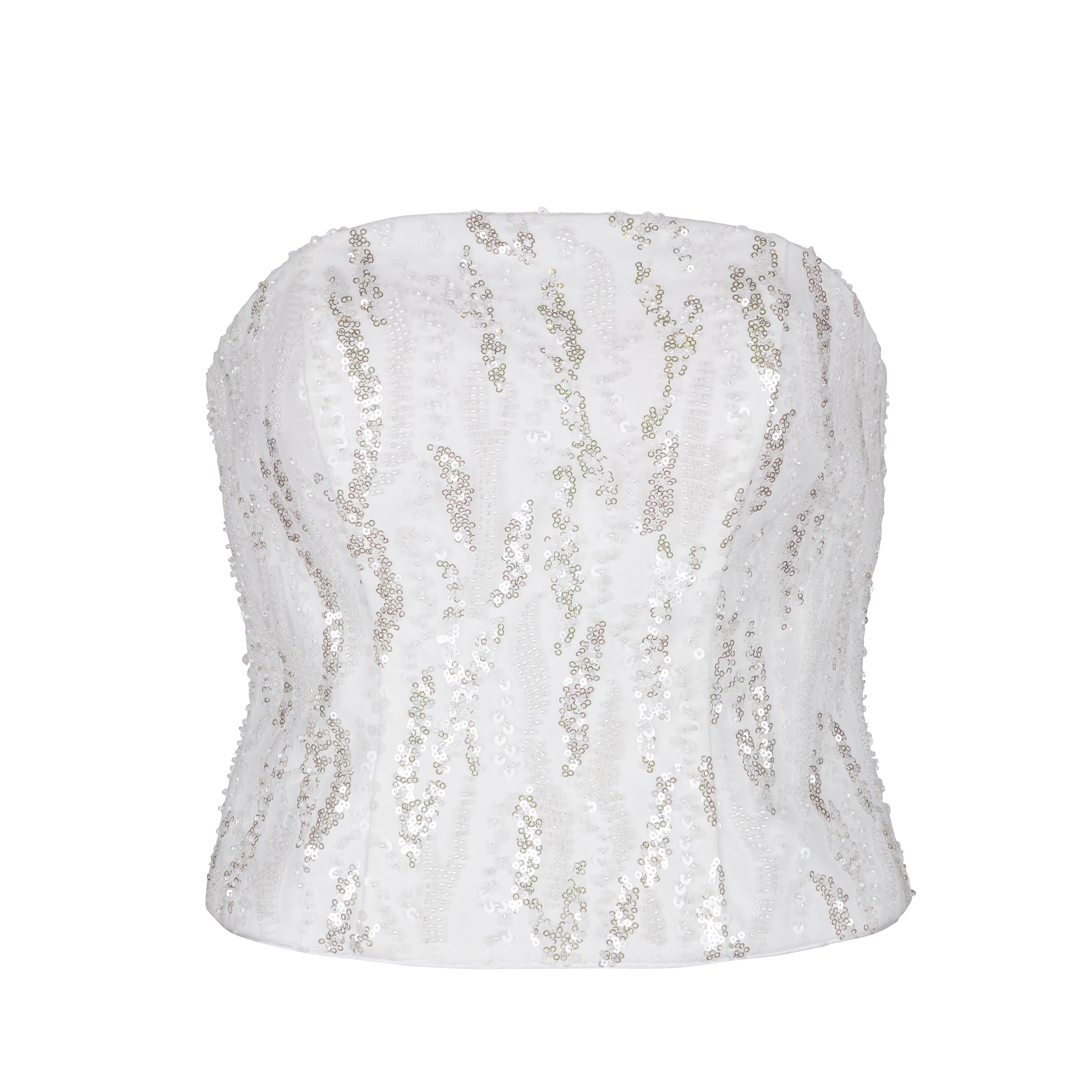 Marusiya London Women's White The Judit Top In Gray