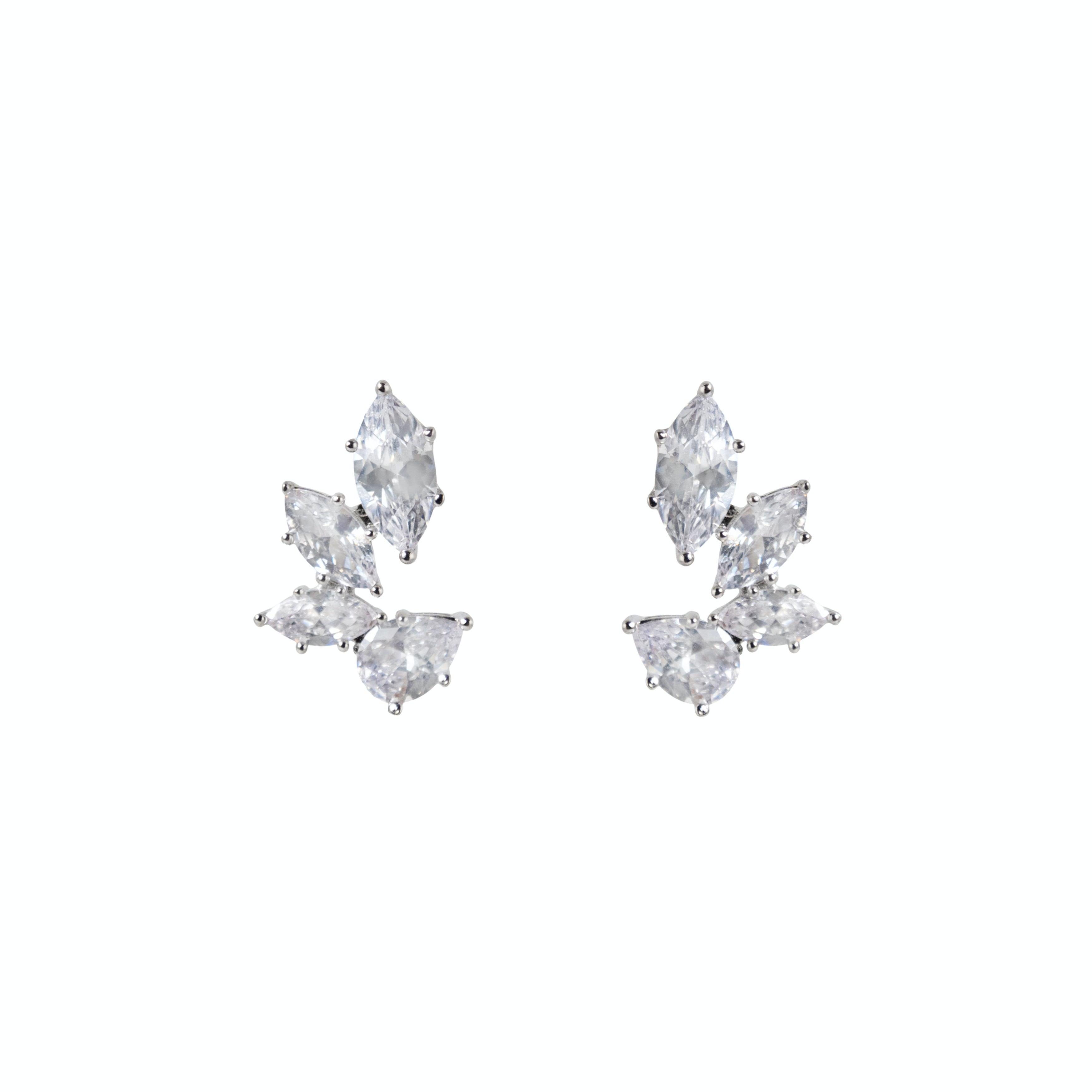 Stephanie Browne Australia Women's Silver Kitty Earrings In Silver