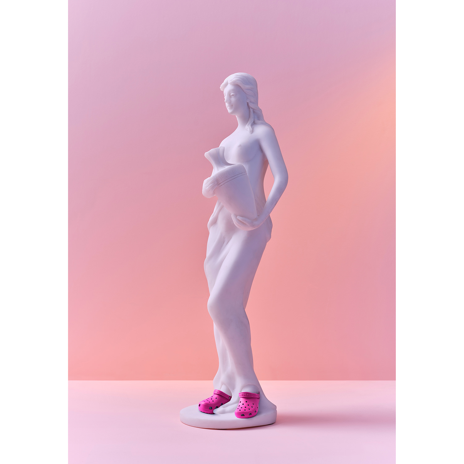 Ornament Art I Only Wear Them To Put The Bins Out, Pink Giclée Photo Print A Two Size