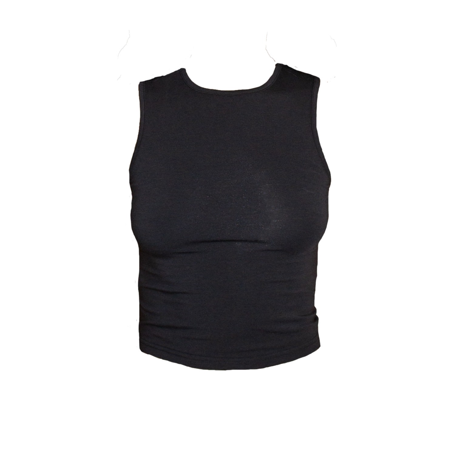 Women’s Oregen Bamboo Tank In Black Extra Small Aunad