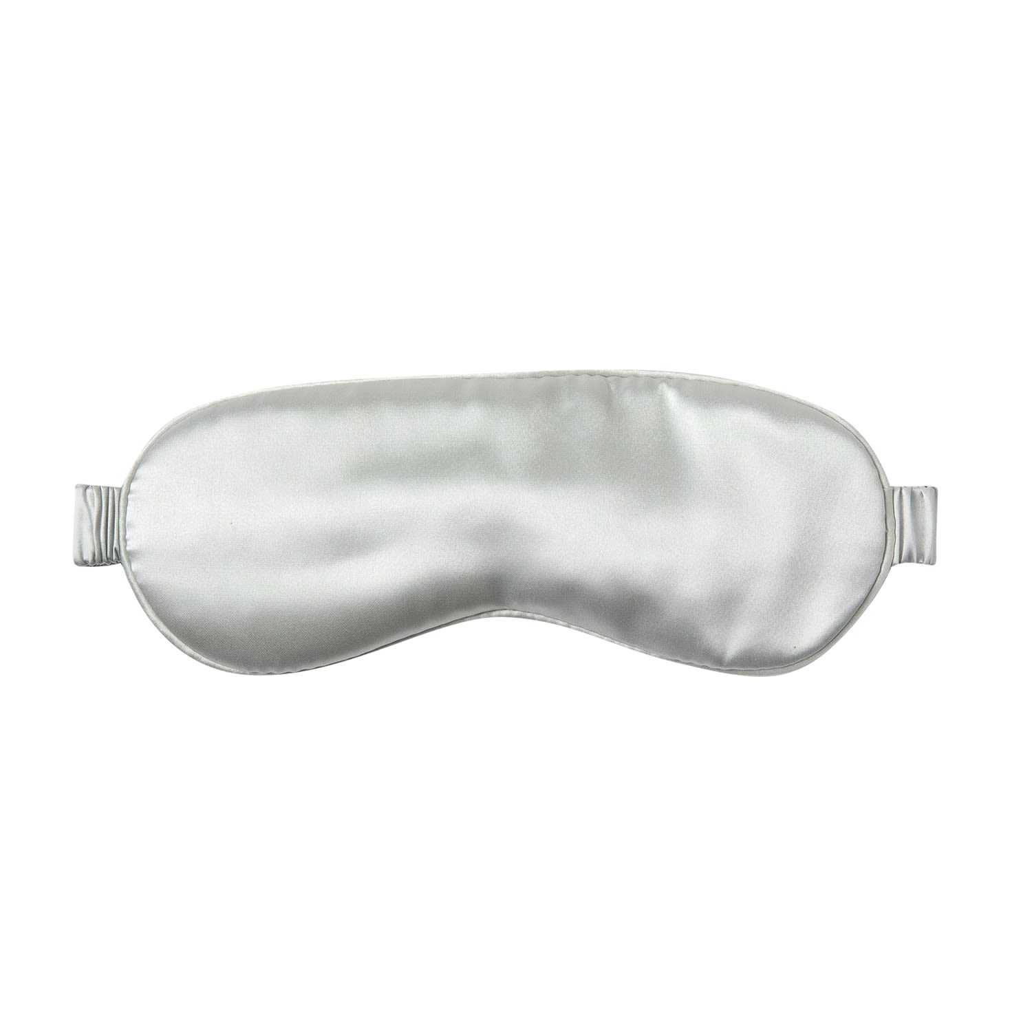 Pure Mulberry Silk Eye Mask Set Of Two In Silver Grey One Size Soft Strokes Silk