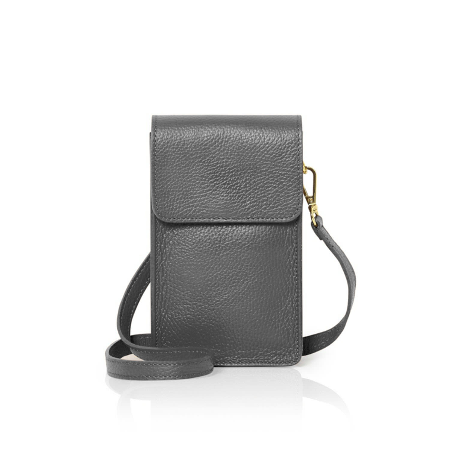 Women's Vico Small Crossbody Bag In Dark Grey | Betsy & Floss
