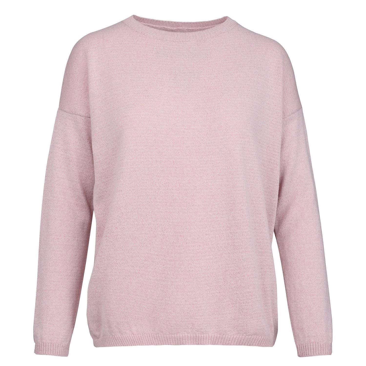 Women’s Pink / Purple Cashmere Sparkle Sweater In Dusty Pink One Size At Last...